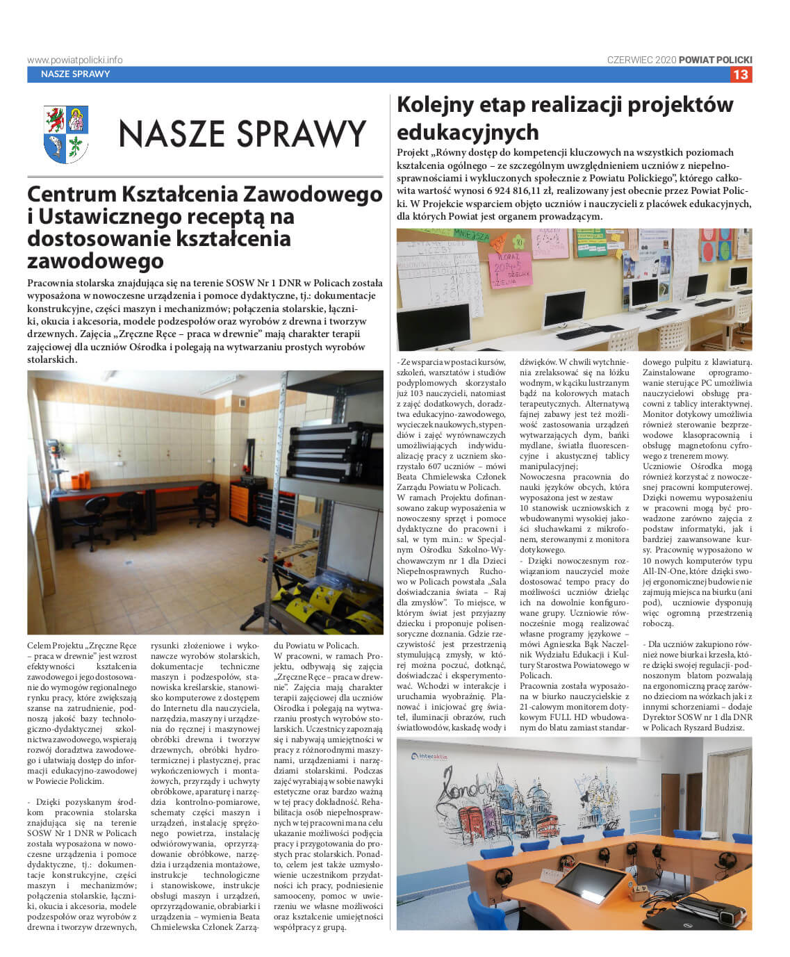 Czerwcowe wydanie „Powiatu Polickiego” już dostępne