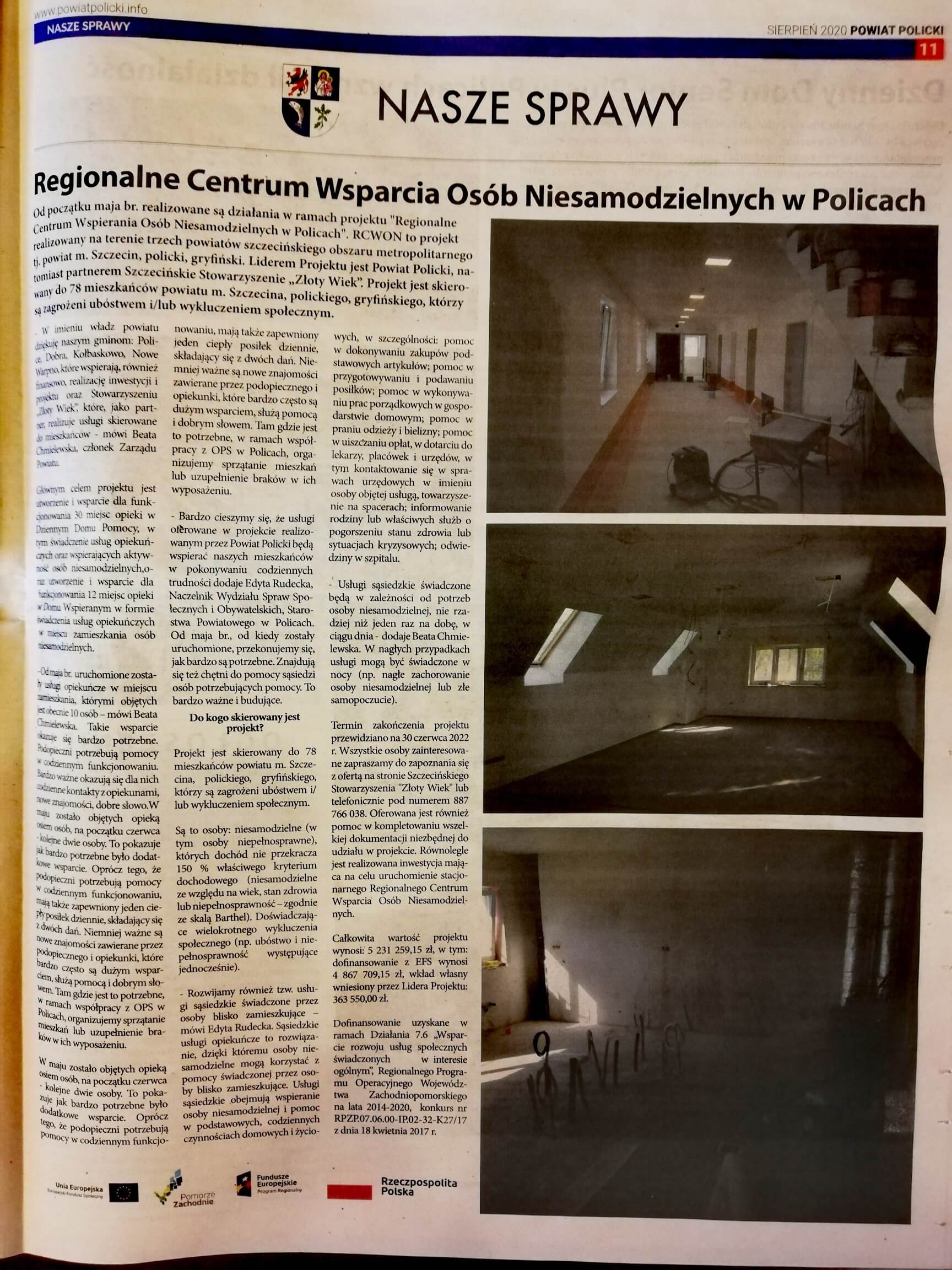 Sierpniowe wydanie „Powiatu Polickiego” już dostępne