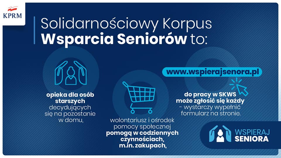 Rząd uruchomił Solidarnościowy Korpus Wsparcia Seniorów