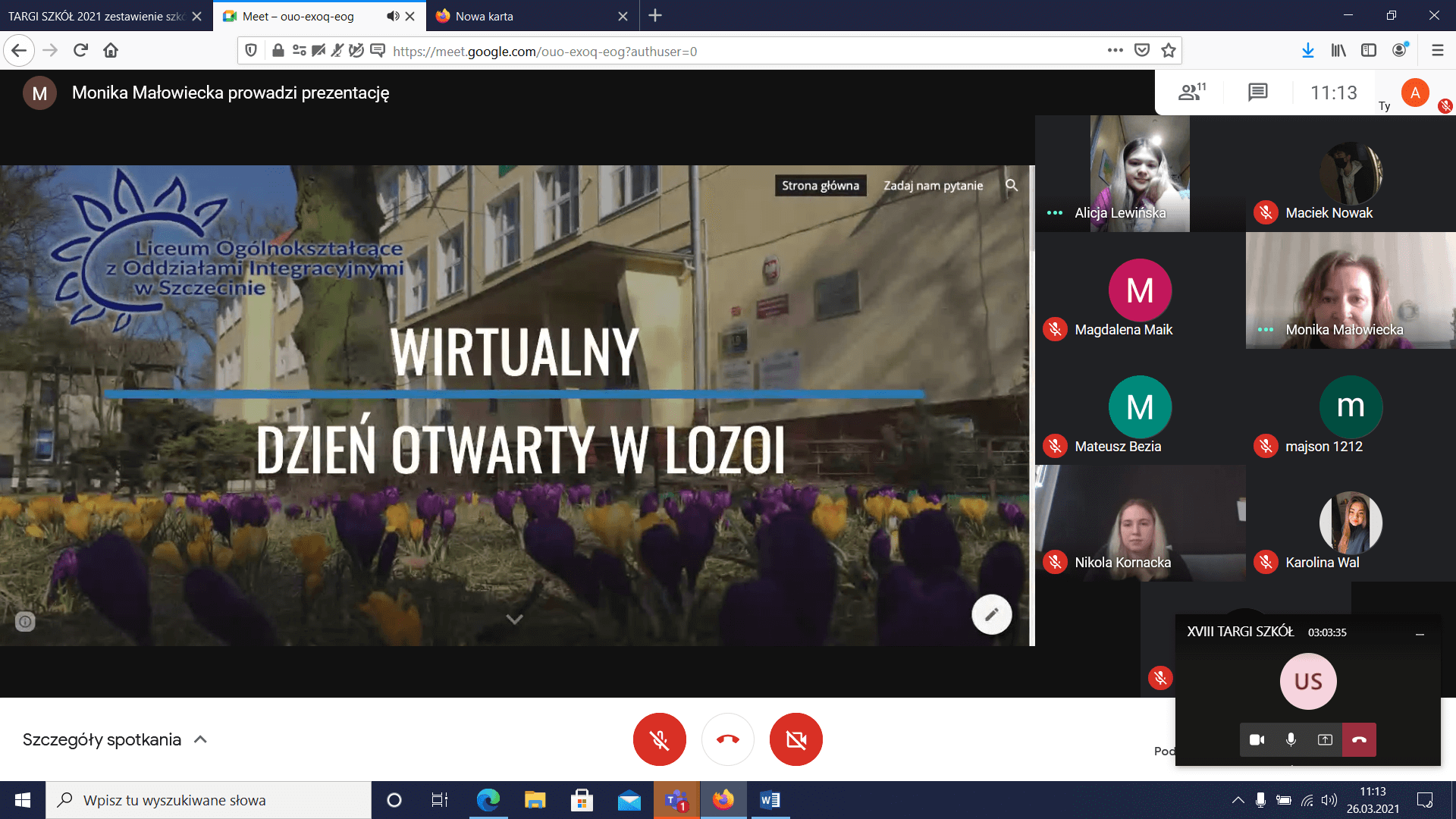 XVIII Targi Szkół Polic i Szczecina w formule on-line