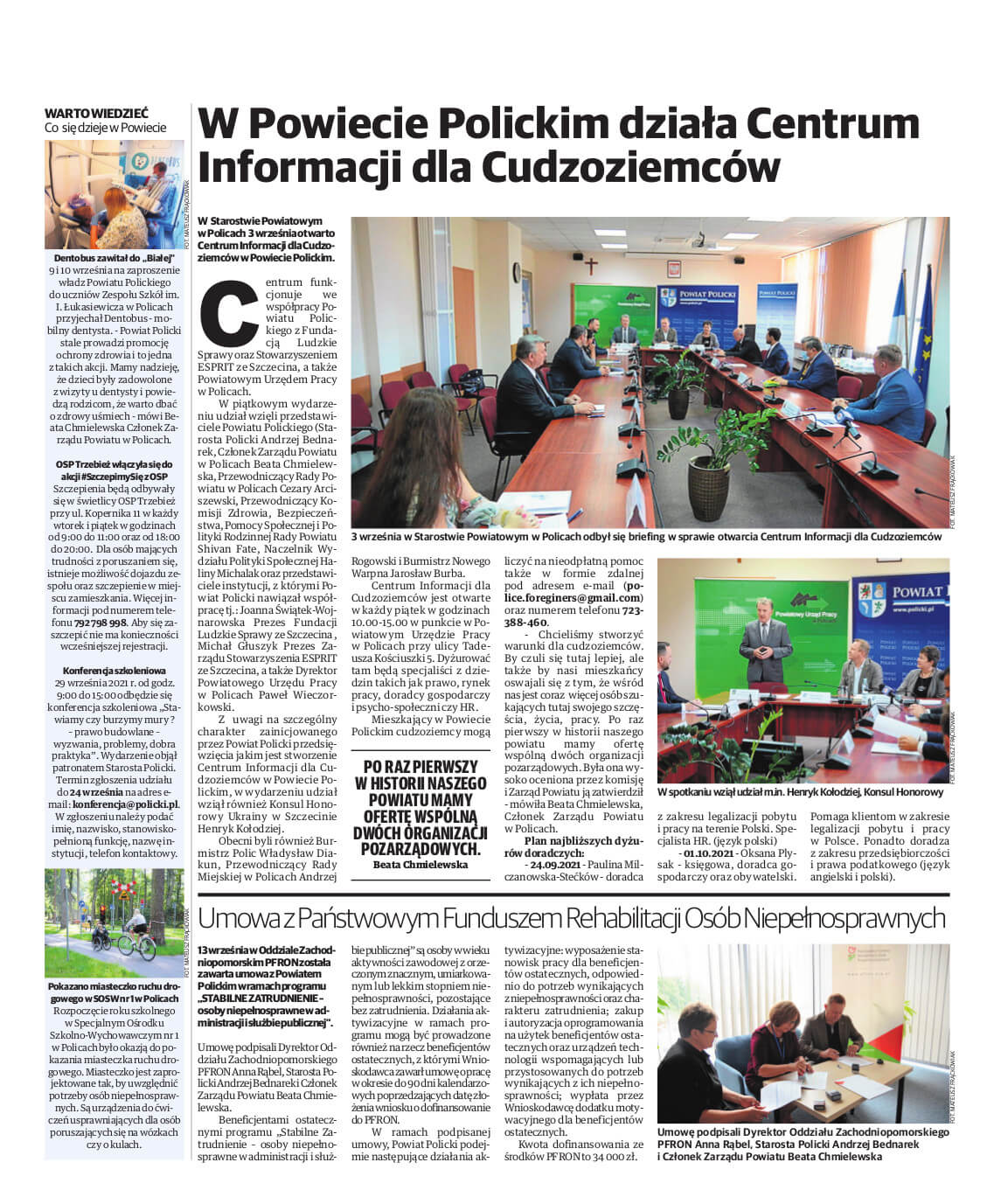 Wrześniowy „Głos Polic” już dostępny