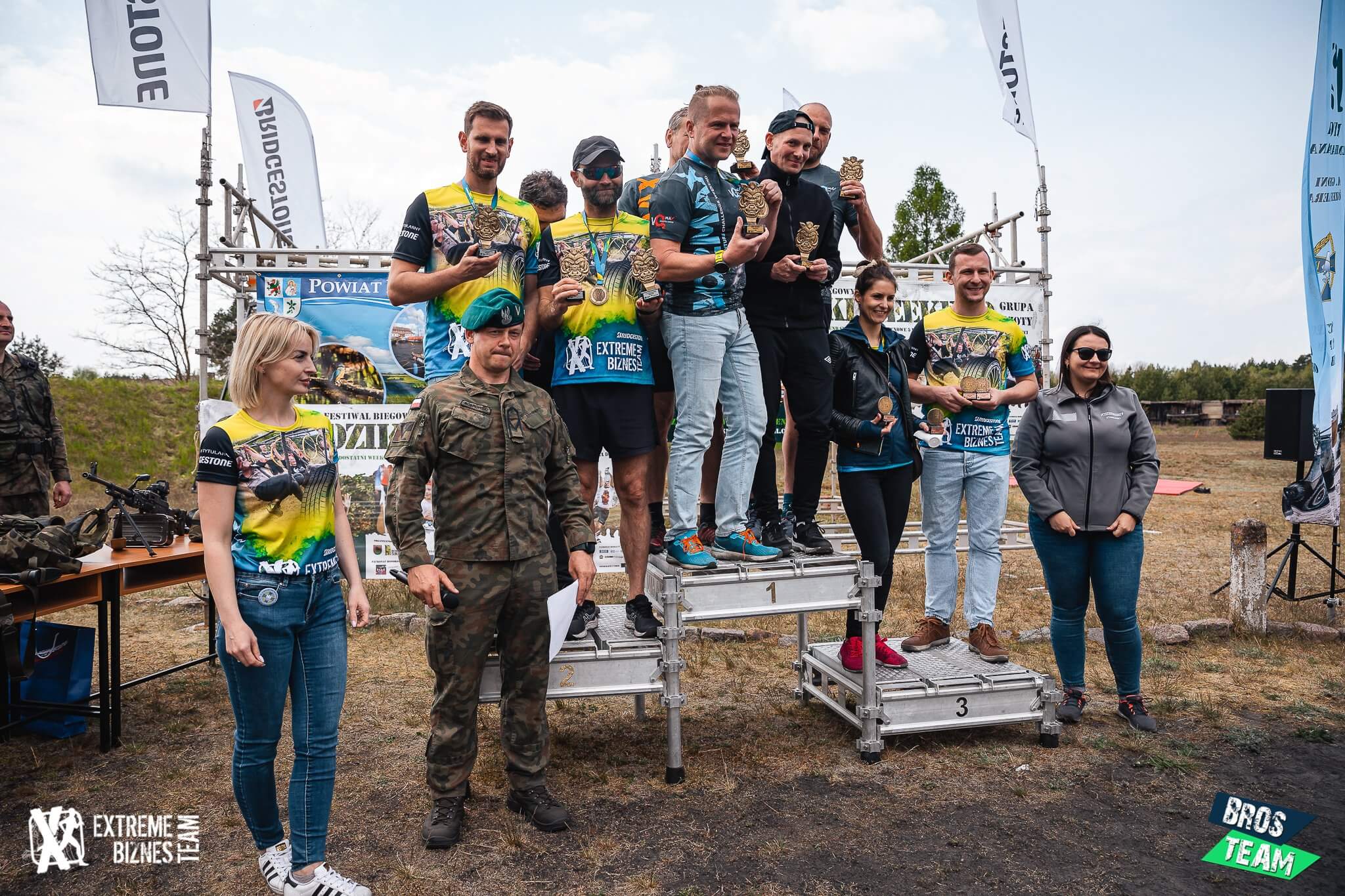 EXBT Bridgestone Ekstremalna Sztafeta na terenie wojskowym w Wołczkowie