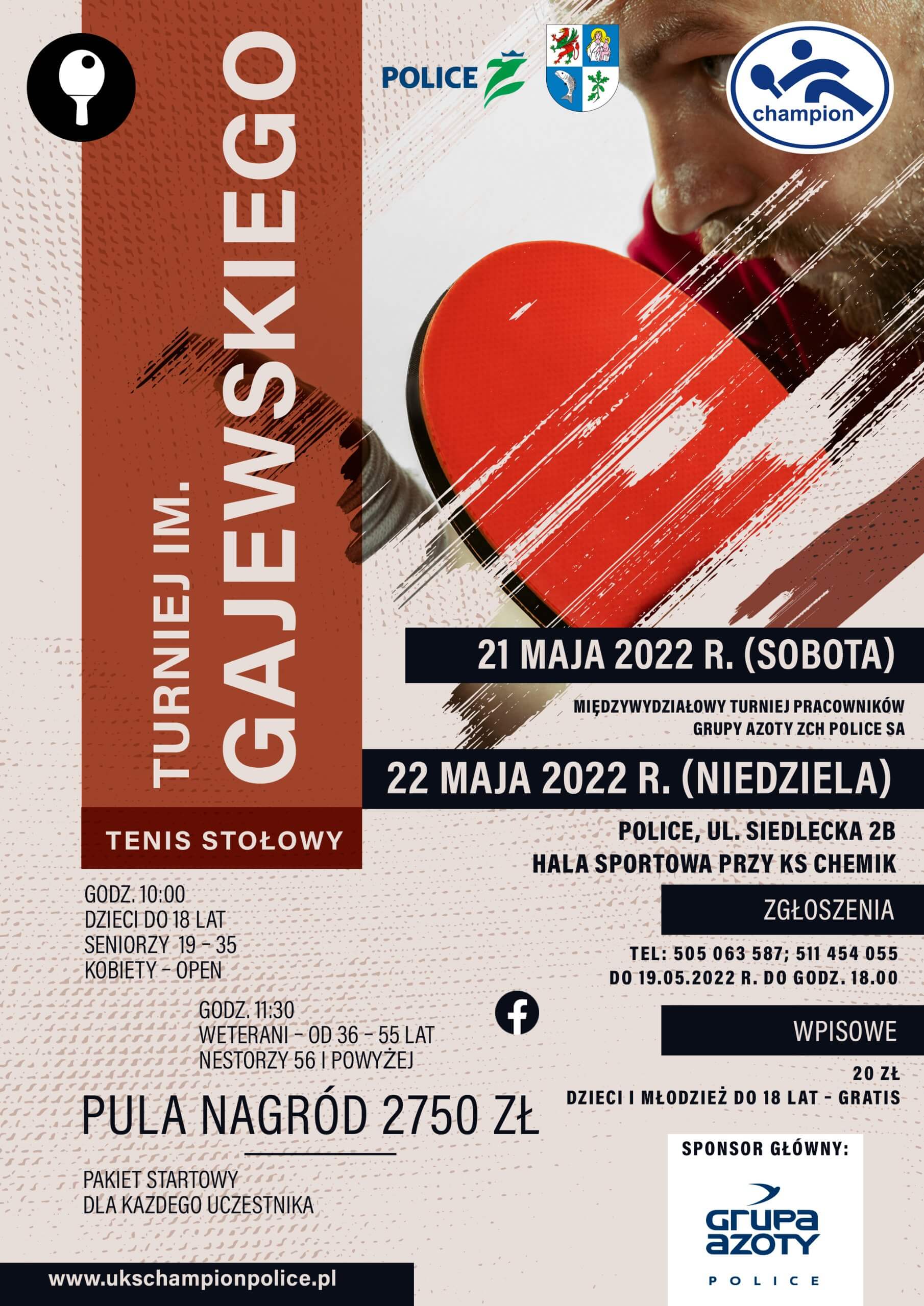 XXVIII Turniej Tenisa Stołowego im. M. Gajewskiego