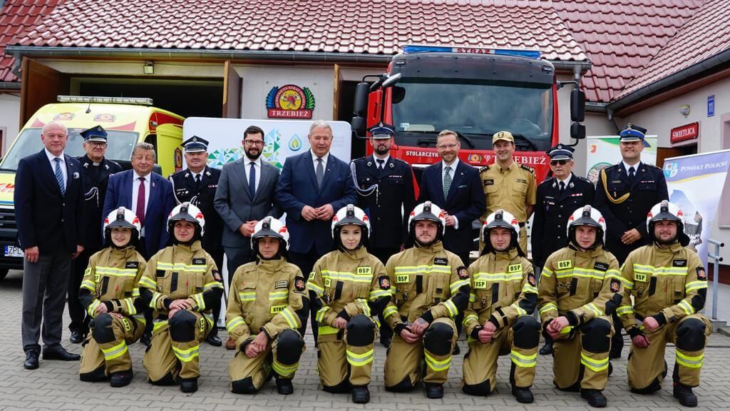 Dofinansowanie dla OSP Trzebież na sprzęt do walki ze skutkami zmian klimatu