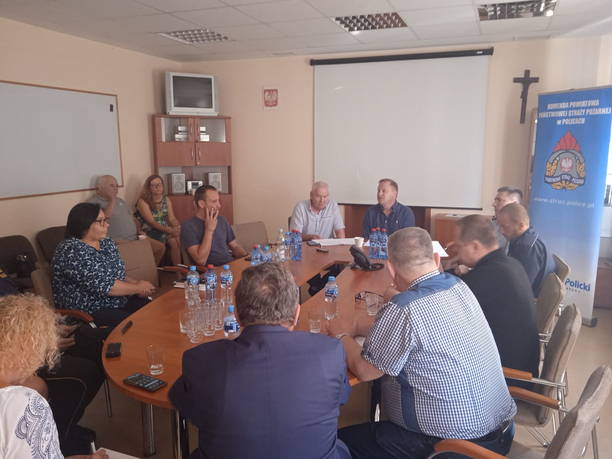 Posiedzenie Powiatowego Zespołu Zarządzania Kryzysowego