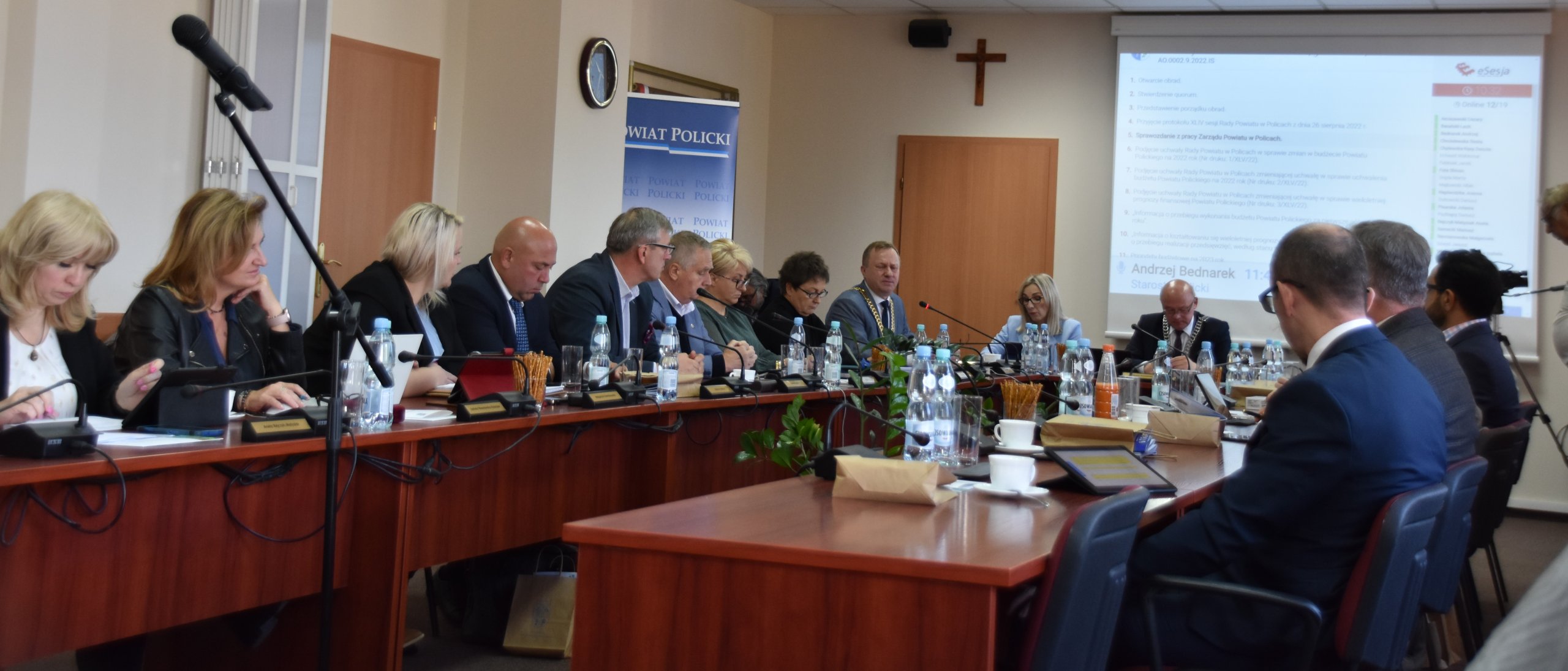 XLV sesja Rady Powiatu w Policach