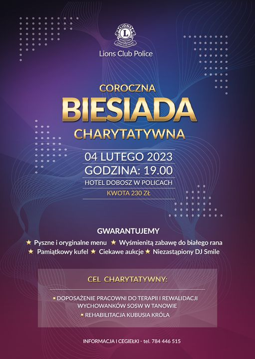 Biesiada Charytatywna Lions Club Police