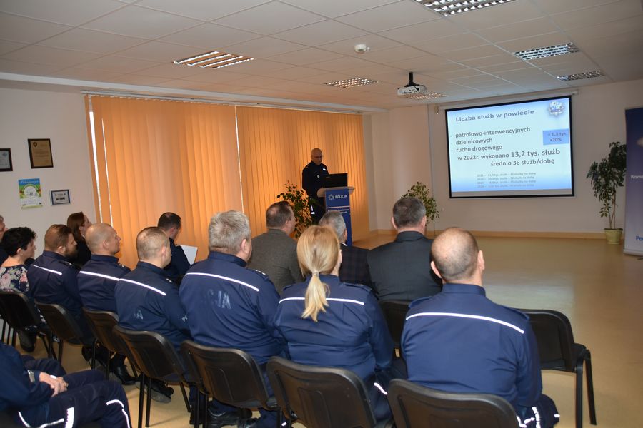 Odprawa roczna Policji