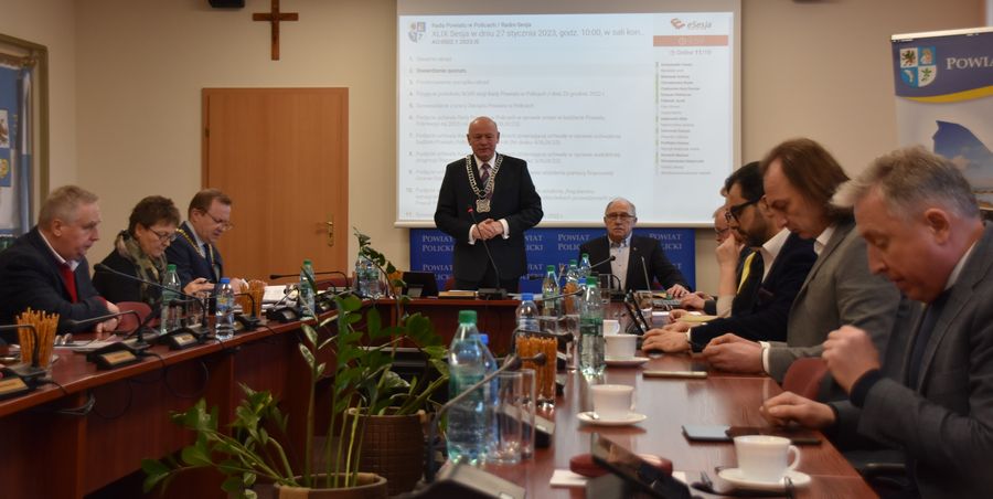 XLIX sesja Rady Powiatu w Policach