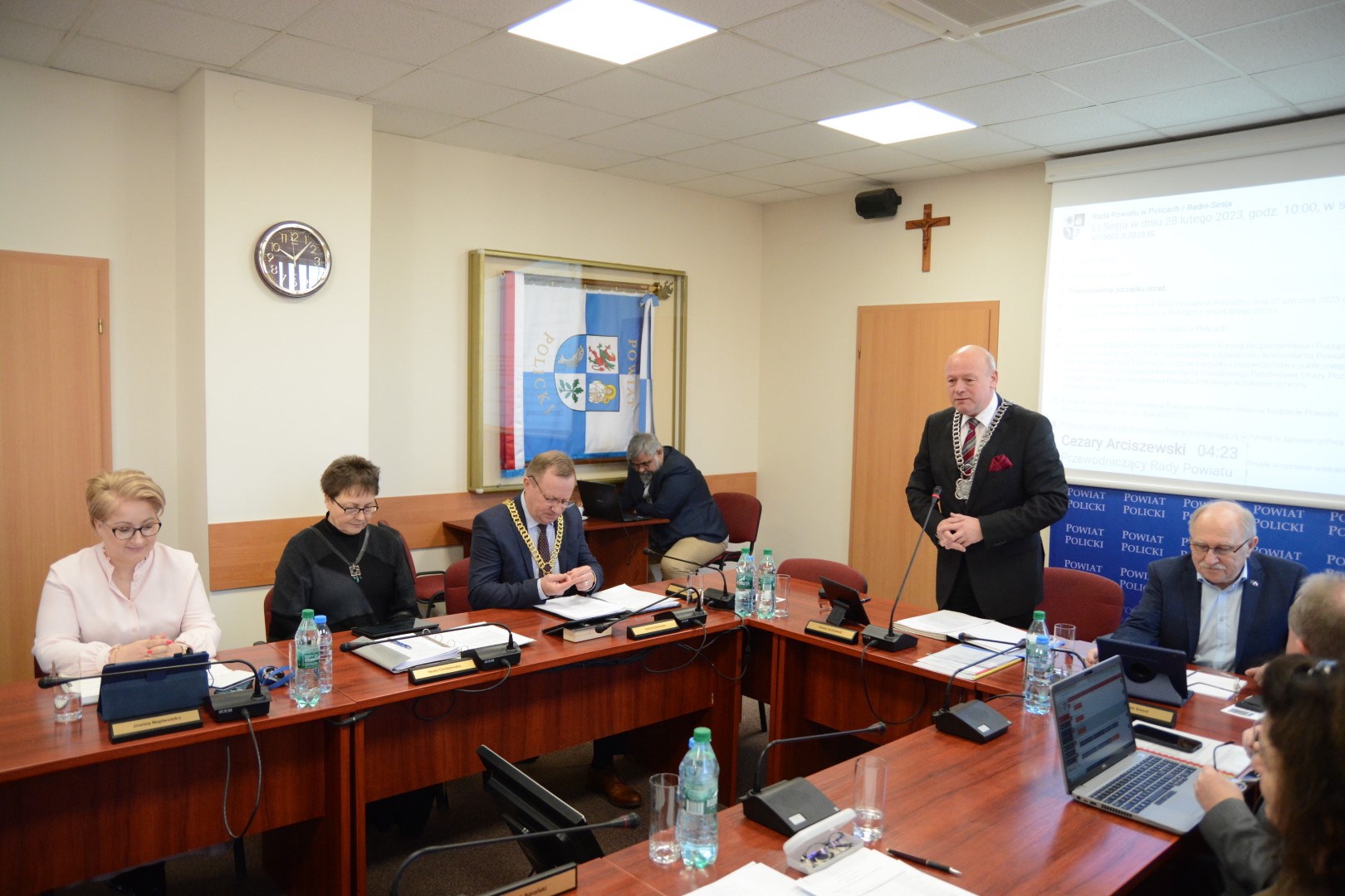 LI sesja Rady Powiatu w Policach