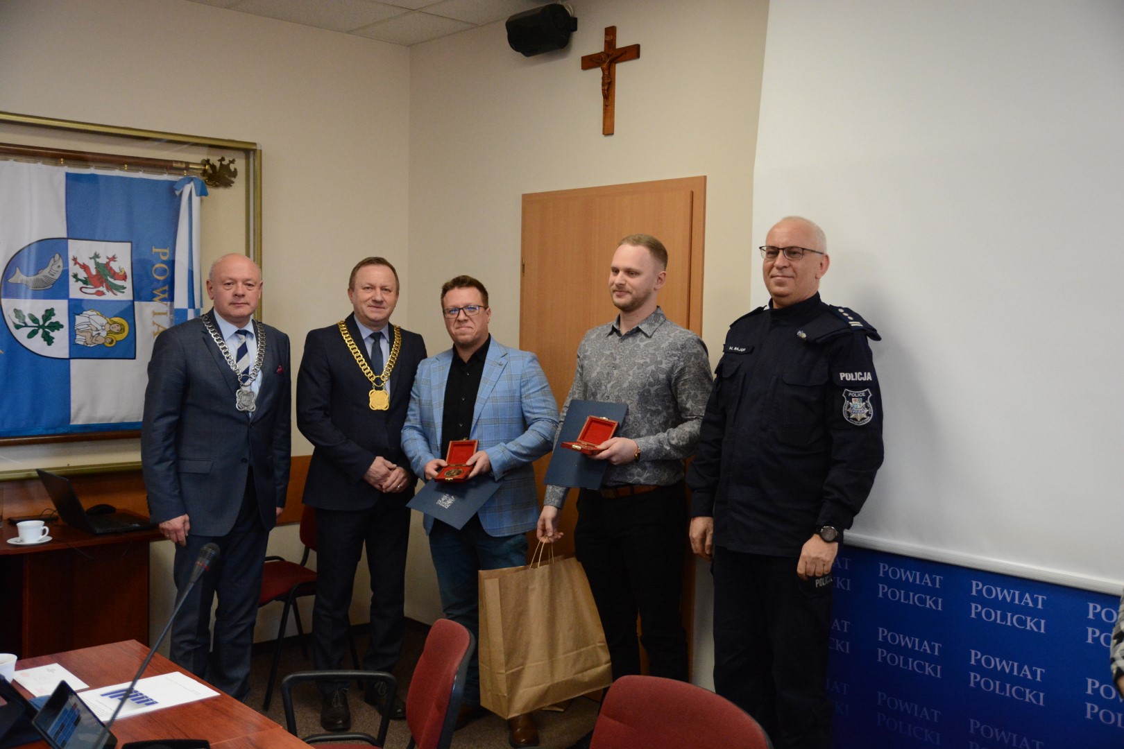 Wręczono kolejne nagrody Starosty Polickiego "Postawa godna naśladowania"