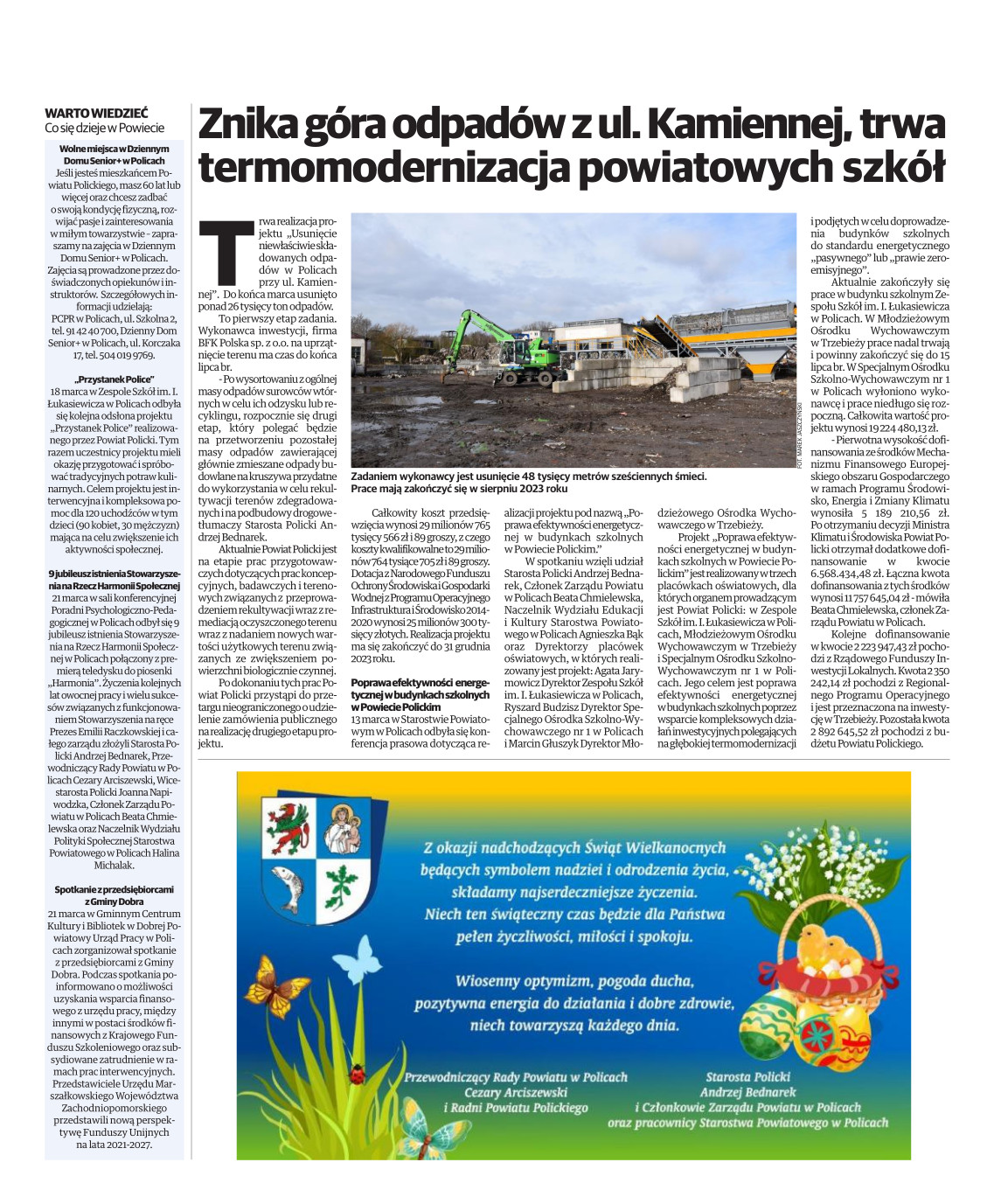 Kwietniowe wydanie „Głosu Polic EXTRA” już dostępne