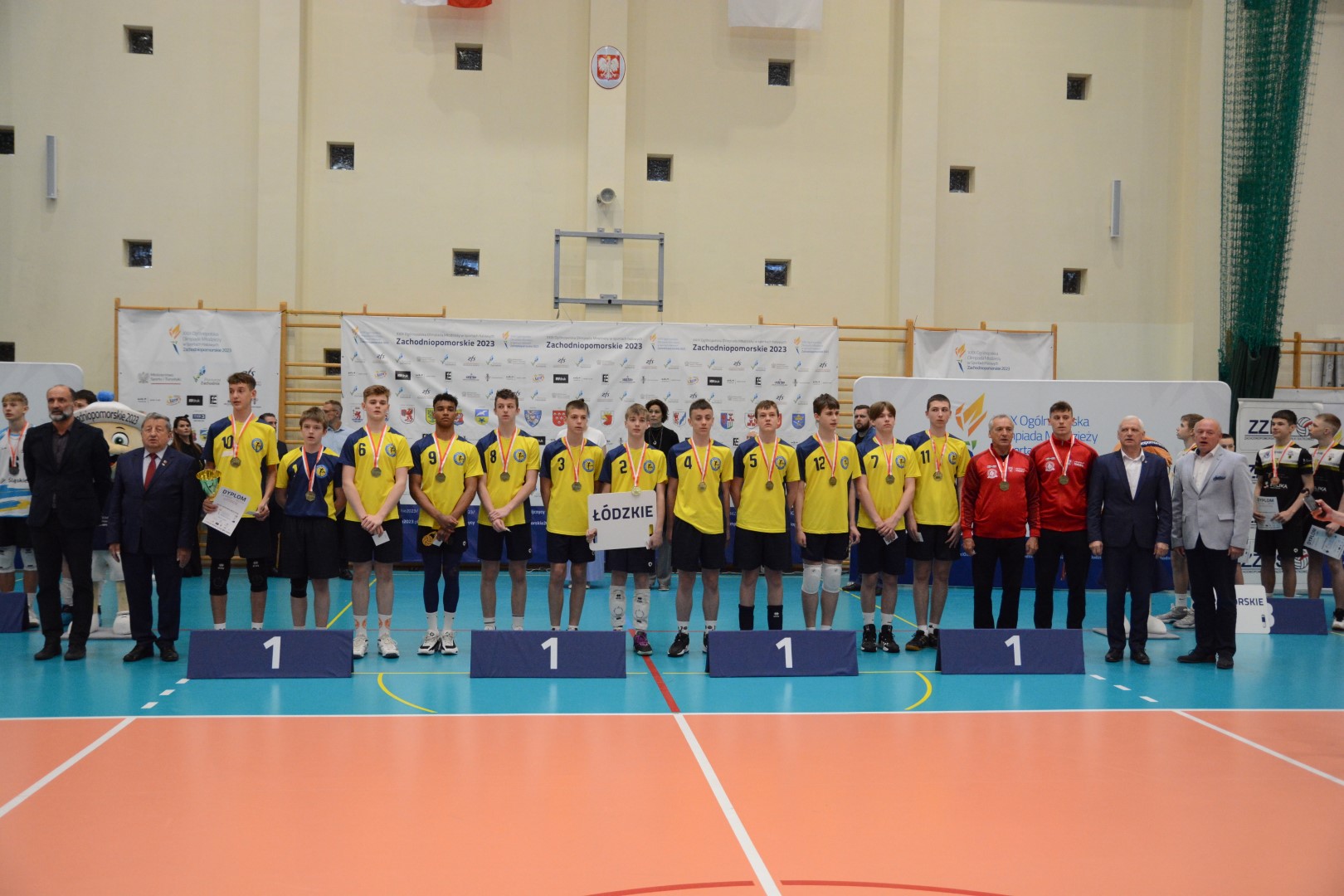 Reprezentacja województwa łódzkiego wygrywa Ogólnopolską Olimpiadę Młodzieży w piłce siatkowej chłopców