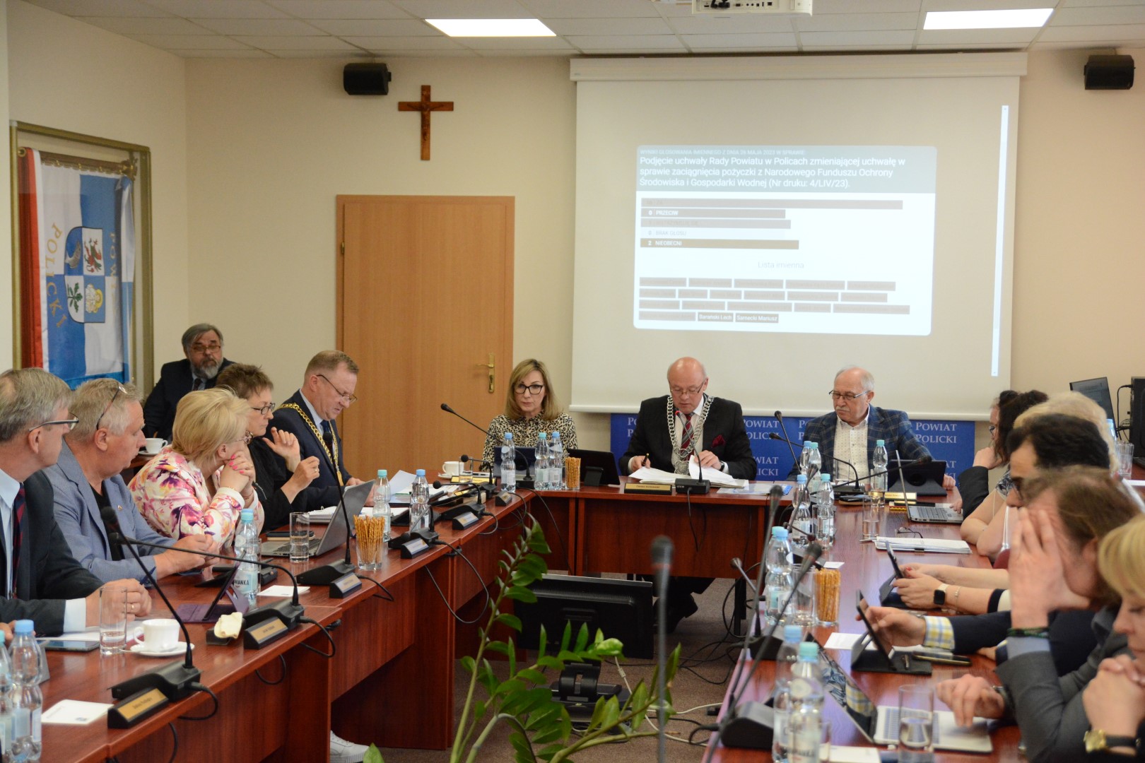LIV sesja Rady Powiatu w Policach