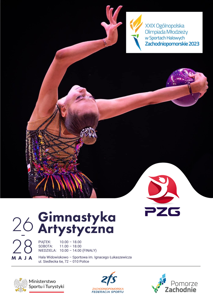 Zapraszamy na Ogólnopolską Olimpiadę Młodzieży w Gimnastyce Artystycznej