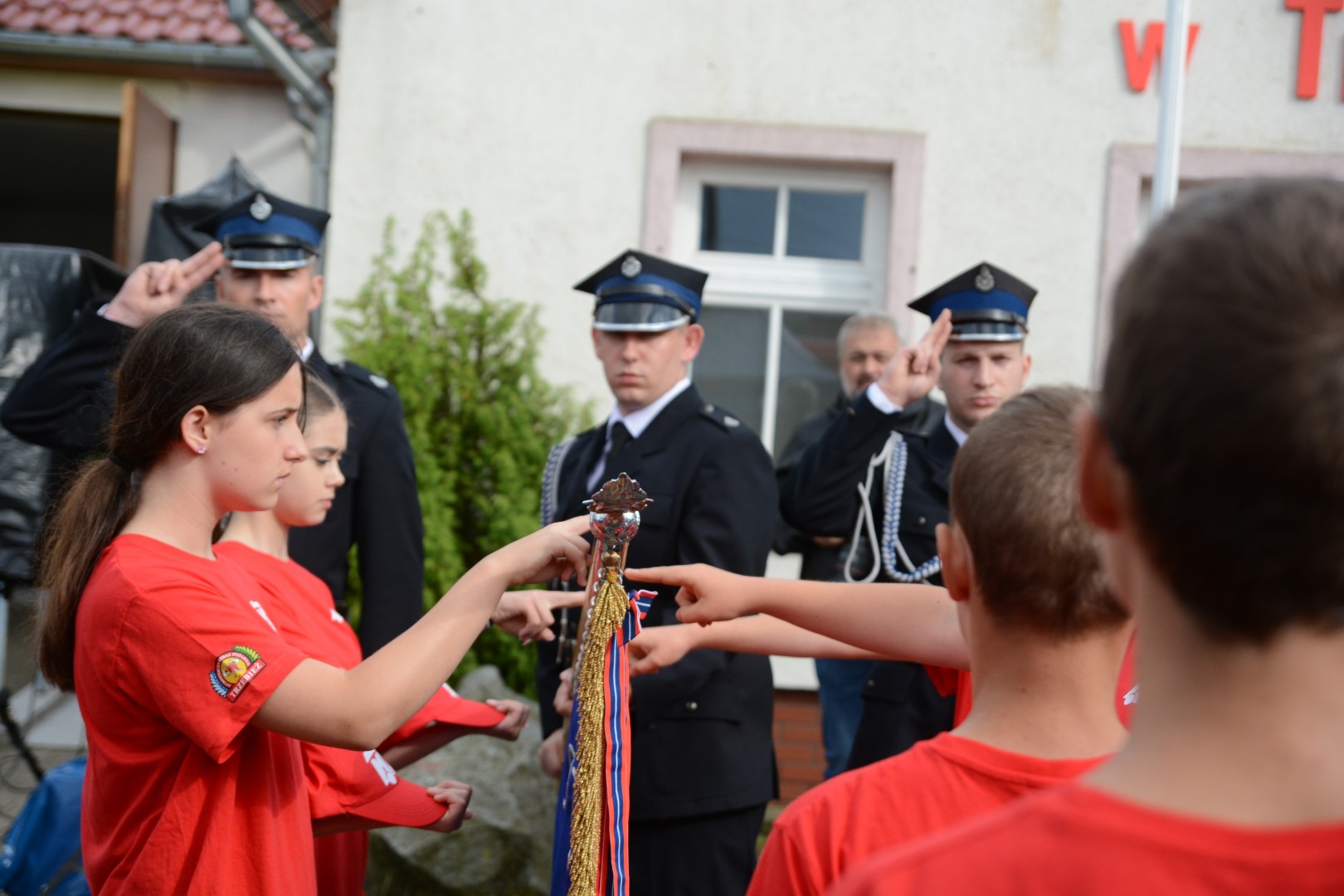 W OSP Trzebież ślubowała Młodzieżowa Drużyna Pożarnicza i podpisano aneks do uzgodnienia o włączeniu trzebieskiej jednostki do Krajowego Systemu Ratowniczo-Gaśniczego