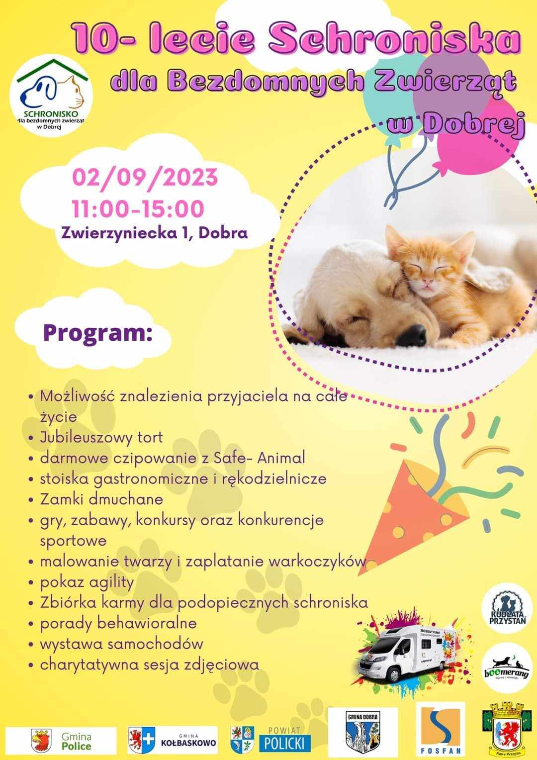 10 urodziny schroniska w Dobrej