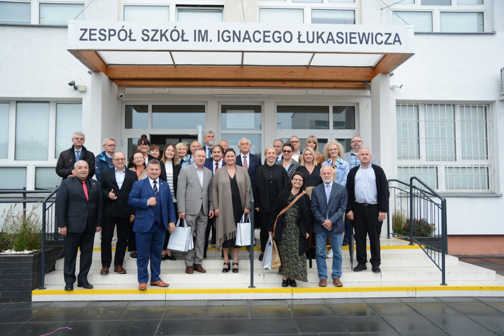 Wizytacja Zarządu Głównego SITPChem w Zespole Szkół im. I. Łukasiewicza w Policach