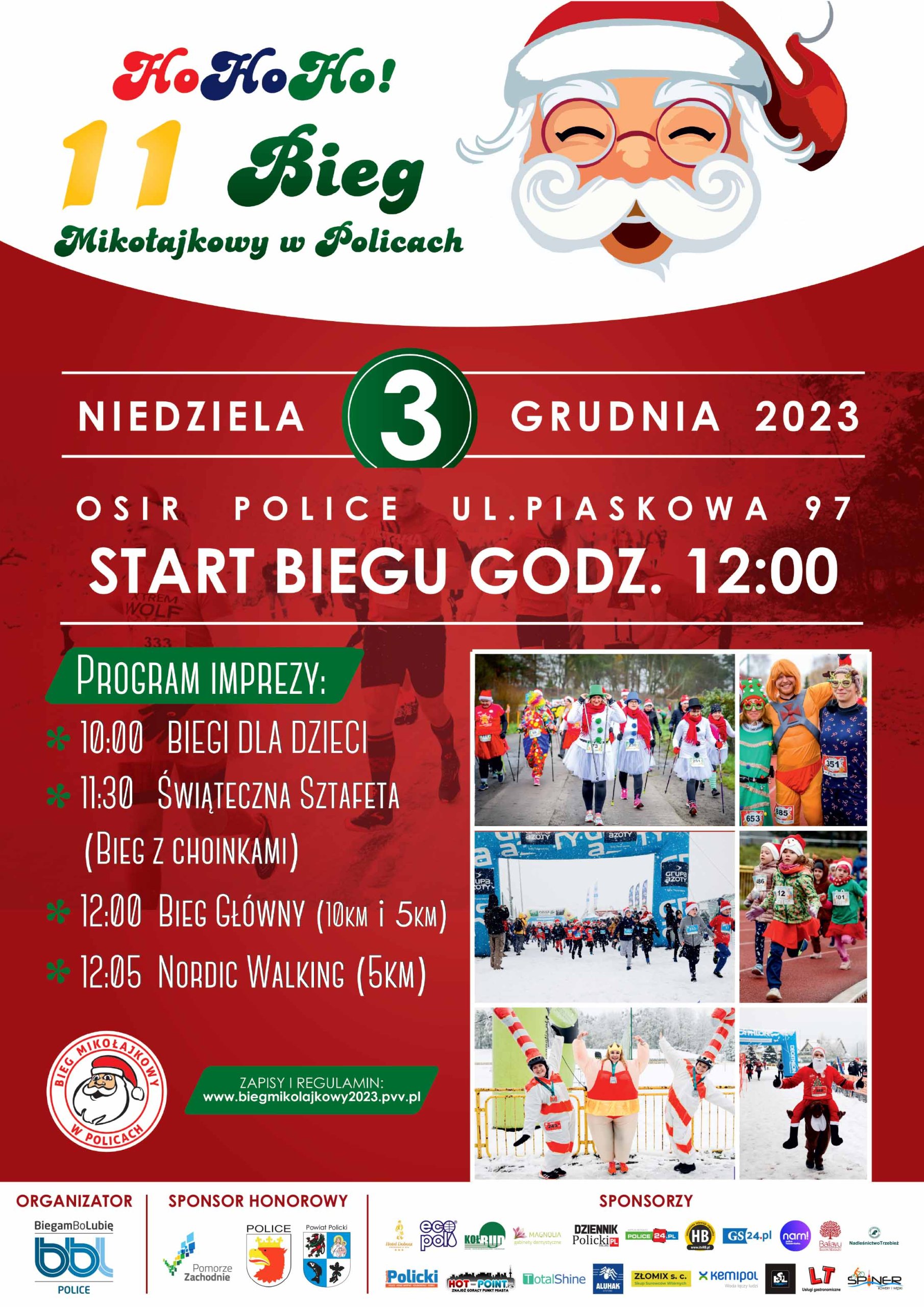 Powiat Policki partnerem XI Biegu Mikołajkowego w Policach