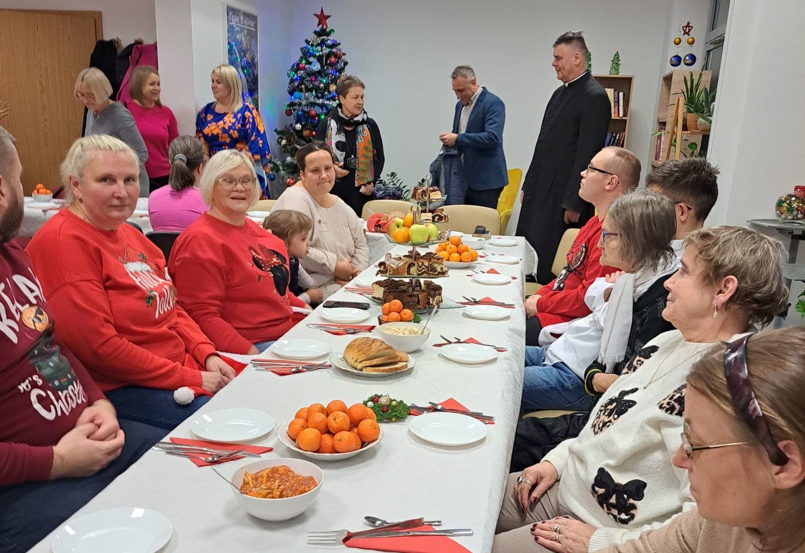 Spotkanie świąteczne w Powiatowym Klubie Samopomocy