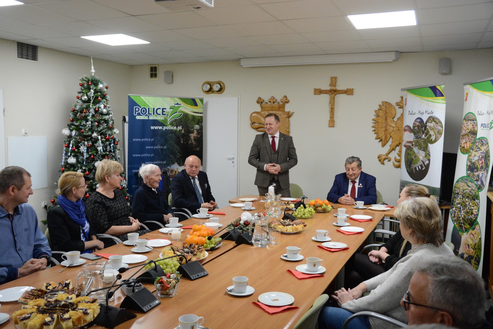 Spotkania świąteczne w Urzędzie Miejskim w Policach