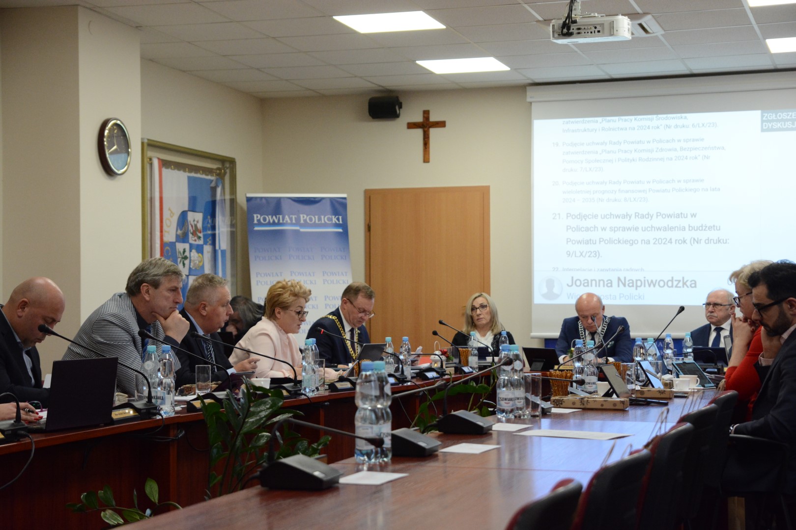 LX sesja Rady Powiatu w Policach