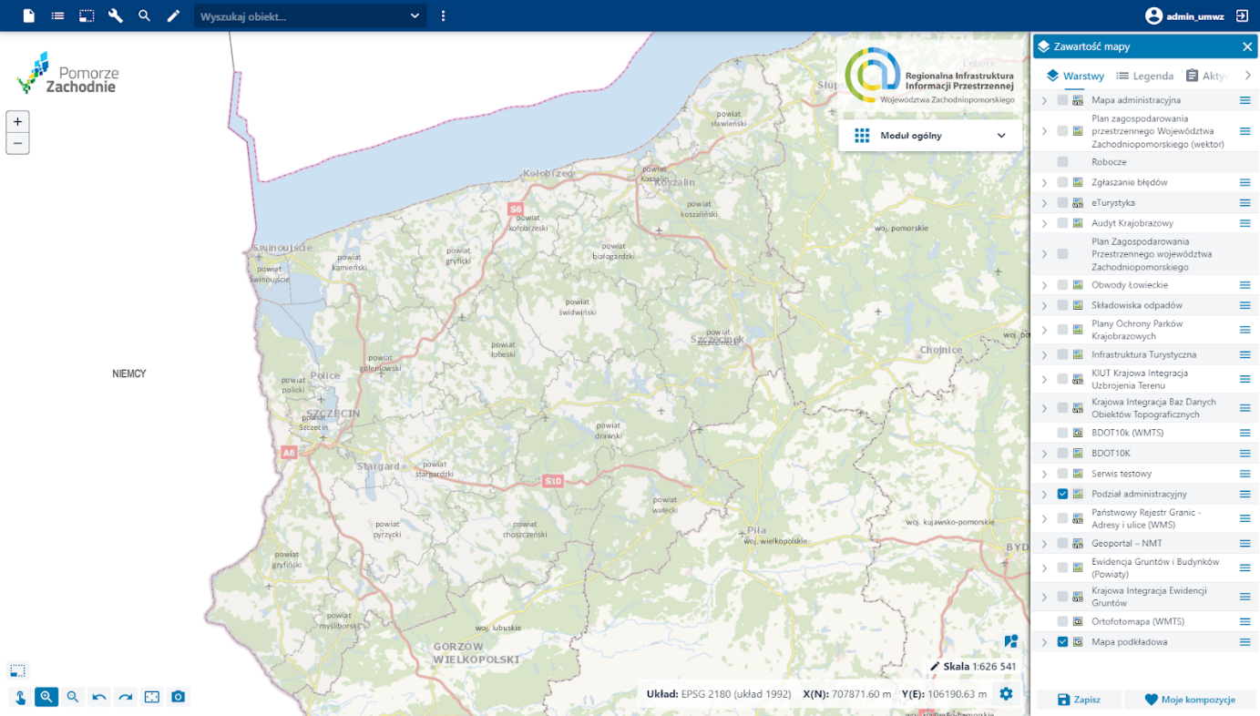 Integracja danych i usługi sieciowe w Systemie Informacji Przestrzennej