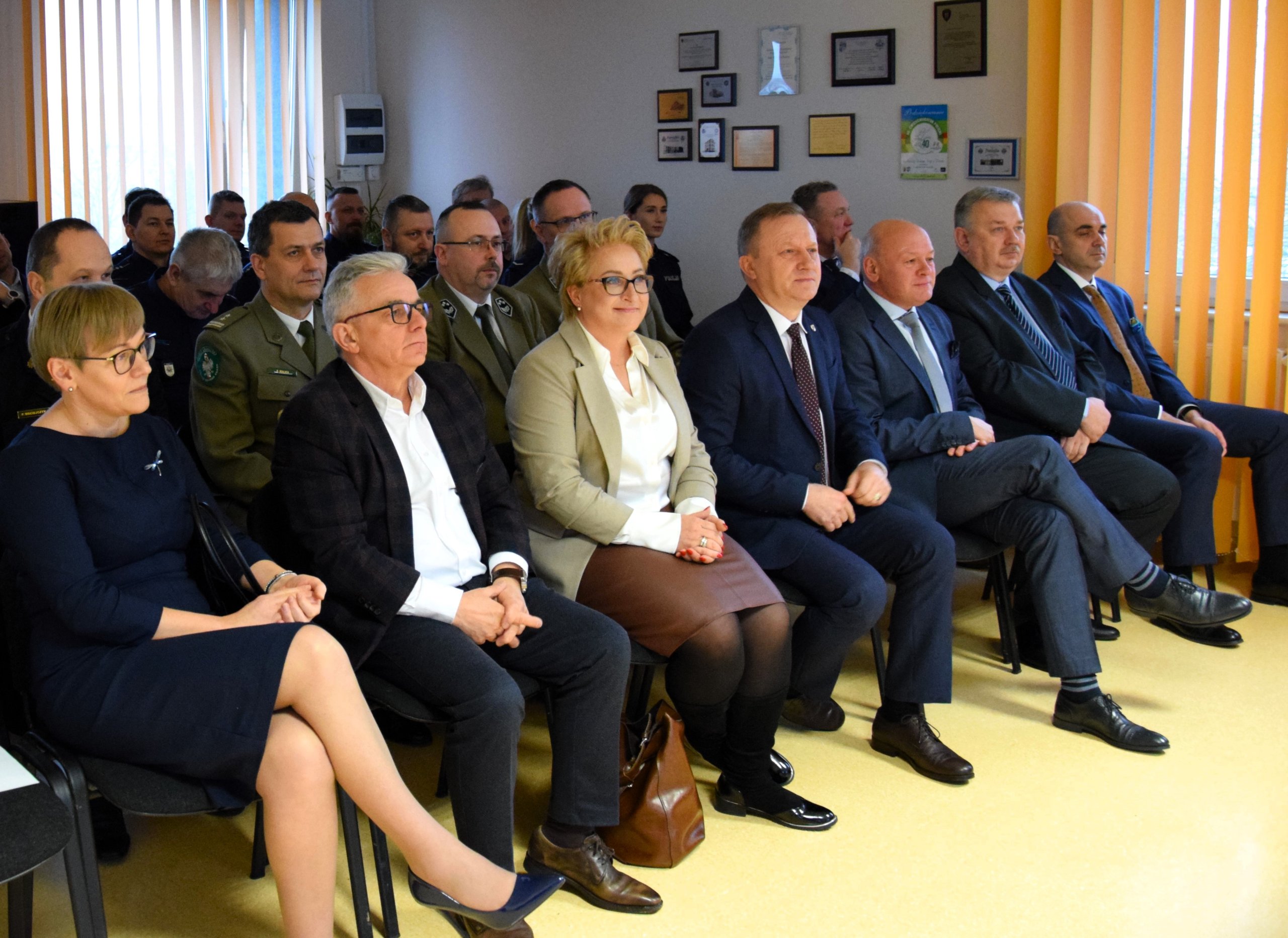 Odprawa roczna w Komendzie Powiatowej Policji w Policach