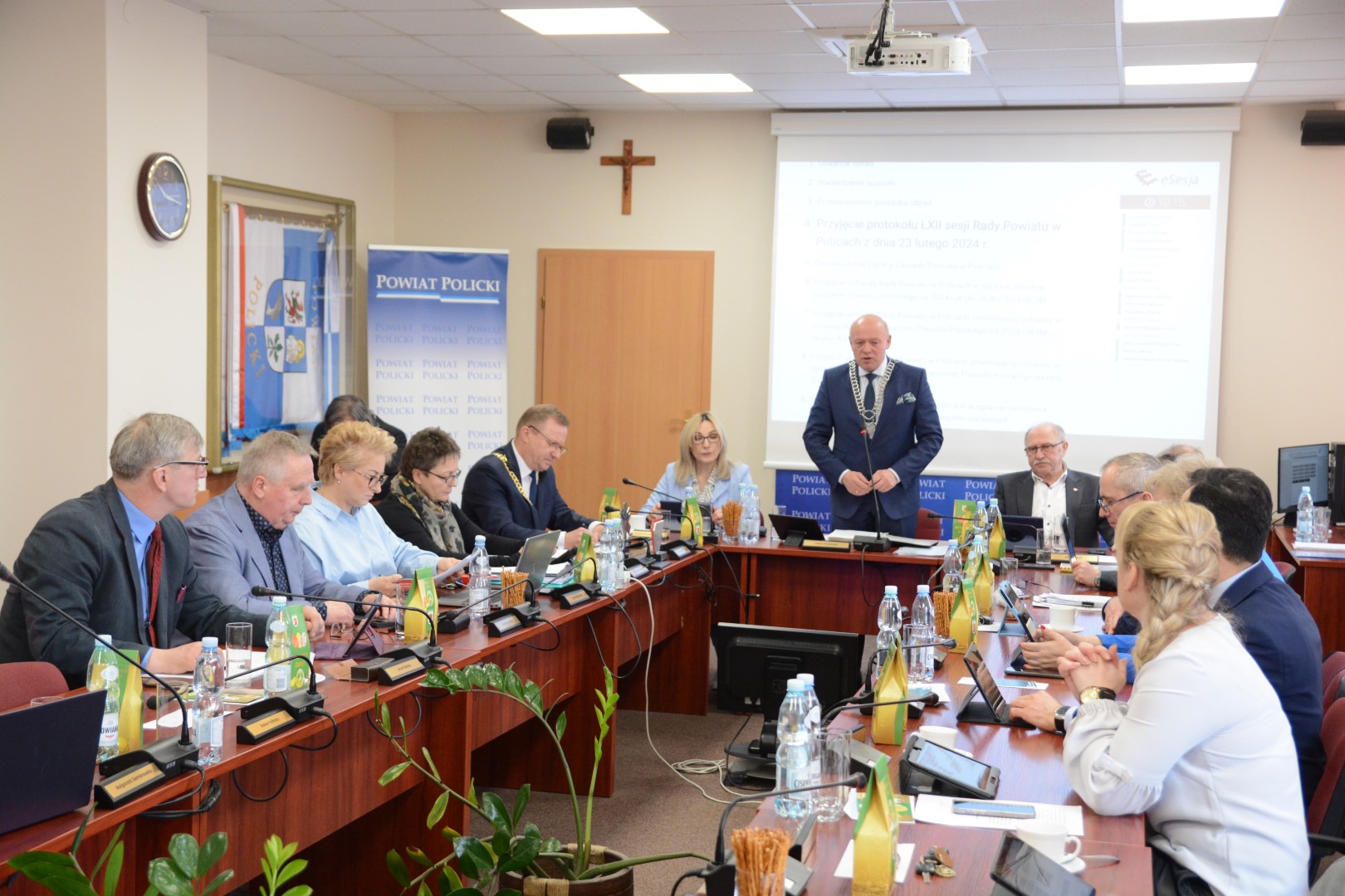 LXIII sesja Rady Powiatu w Policach
