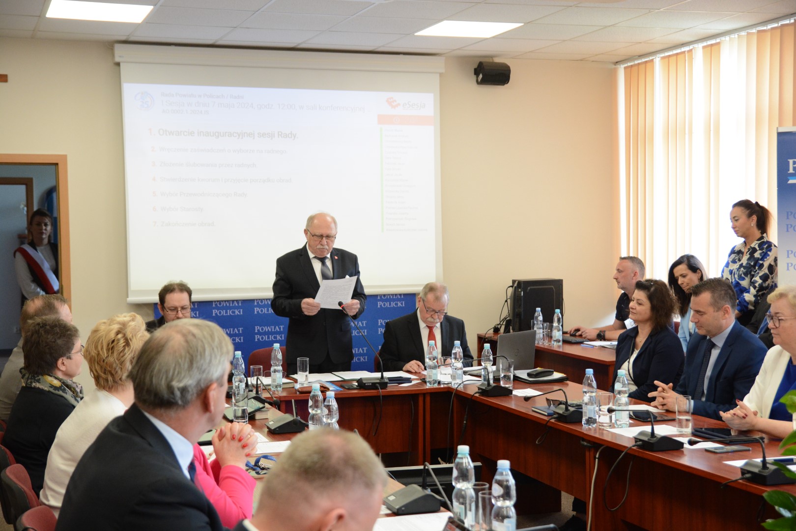 I sesja Rady Powiatu w Policach kadencji 2024-2029