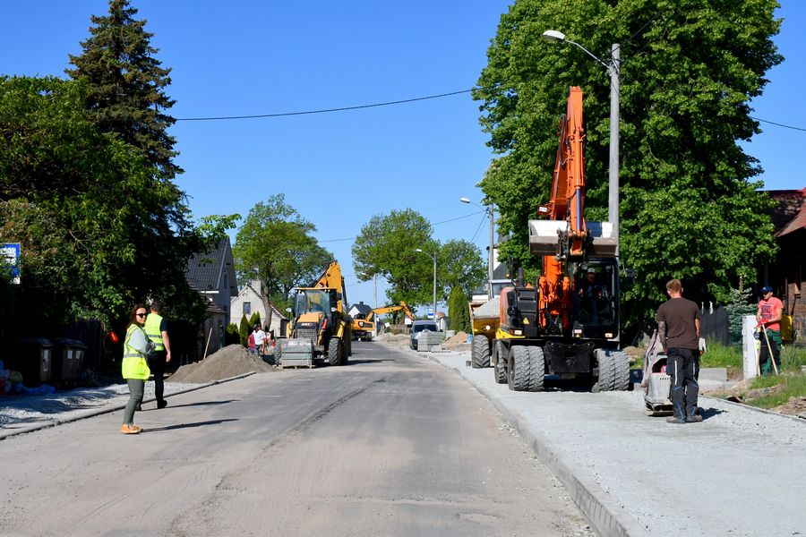 Rozbudowa drogi powiatowej nr 3923Z Szczecin – Warnik na odcinku Szczecin – Stobno, Etap II – m. Stobno - postęp prac