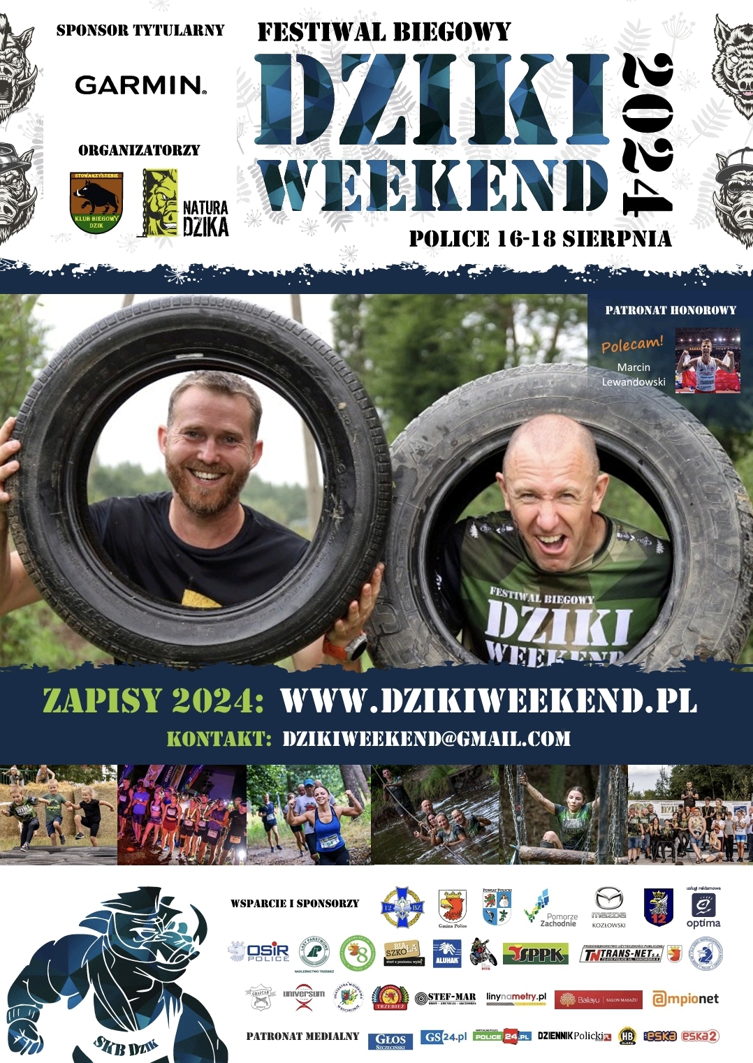 Serdecznie zapraszamy na XIV Festiwal Biegowy - Dziki Weekend 2024