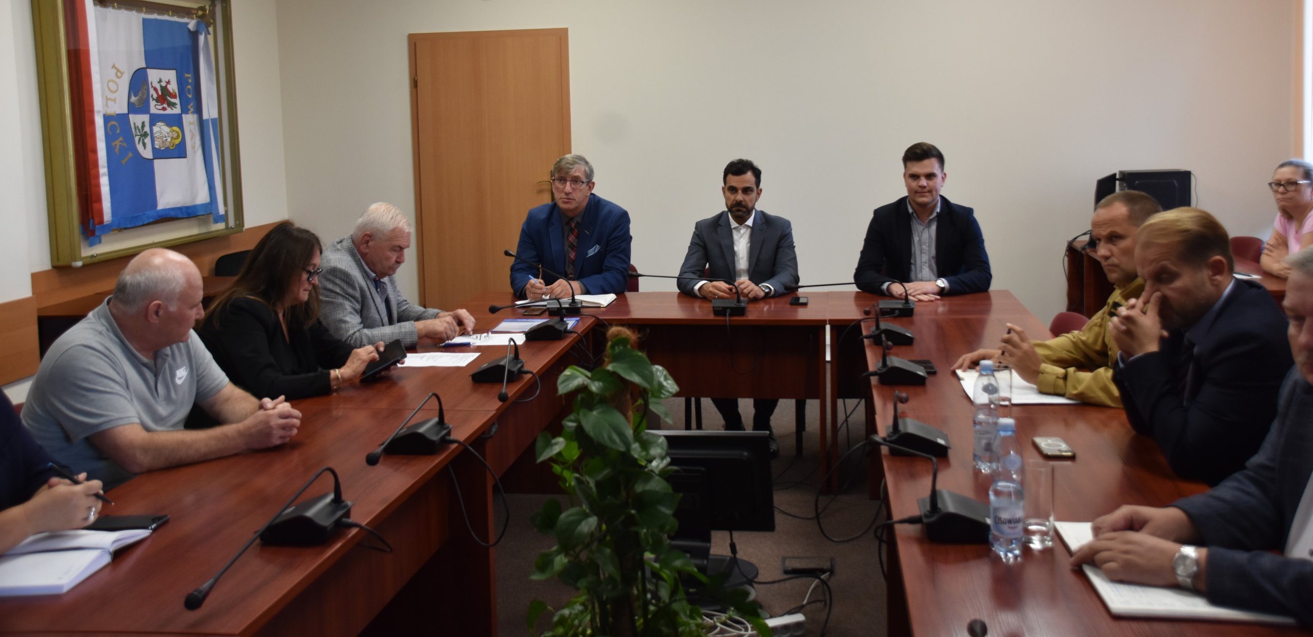 Posiedzenie Powiatowego Zespołu Zarządzania Kryzysowego