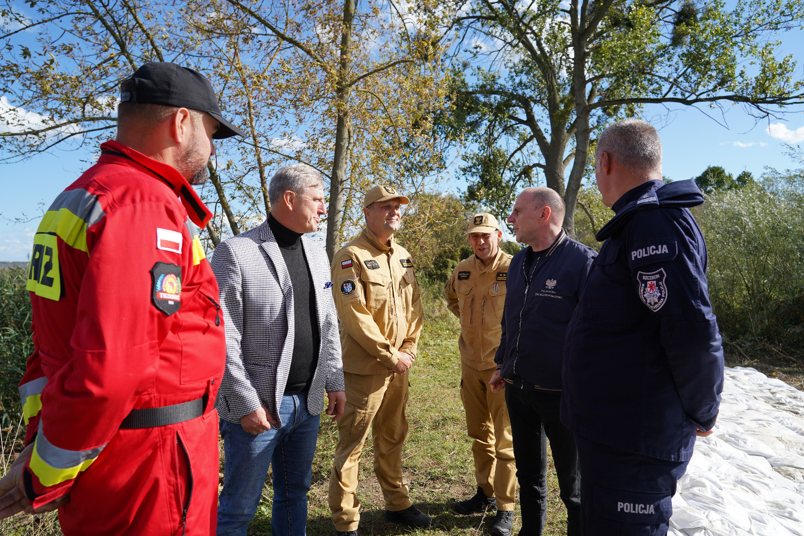 Wraz z Wojewodą Zachodniopomorskim sprawdzamy stan wałów przeciwpowodziowych 