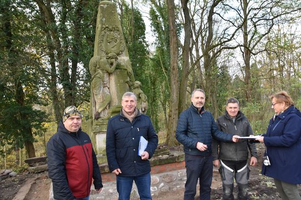 Zakończono I etap prac konserwatorskich zabytkowego pomnika nagrobnego Jürgena Berndta von Ramin