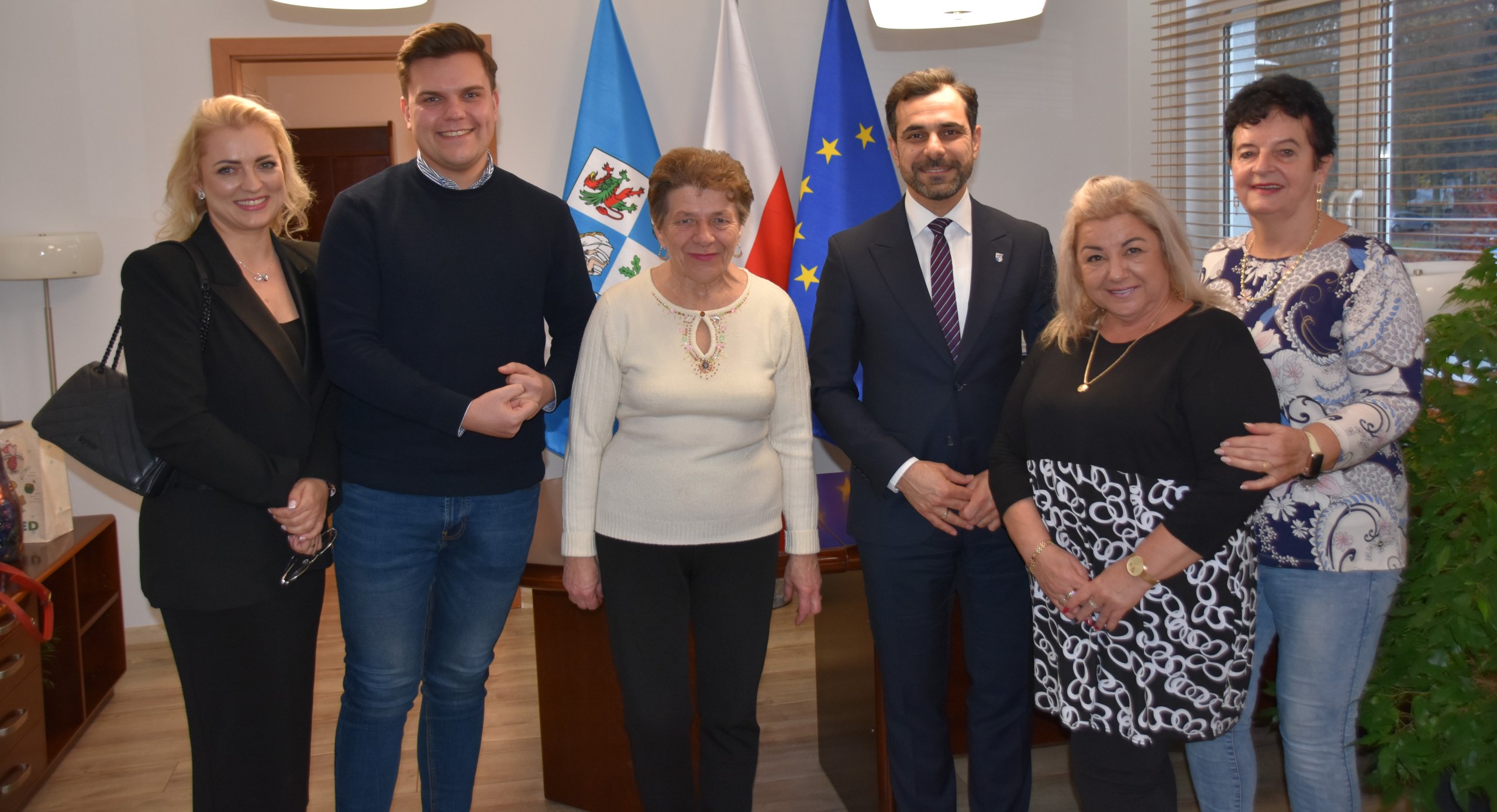 Spotkanie z przedstawicielkami Rady Osiedla Nr 7 w Policach w Starostwie Powiatowym w Policach