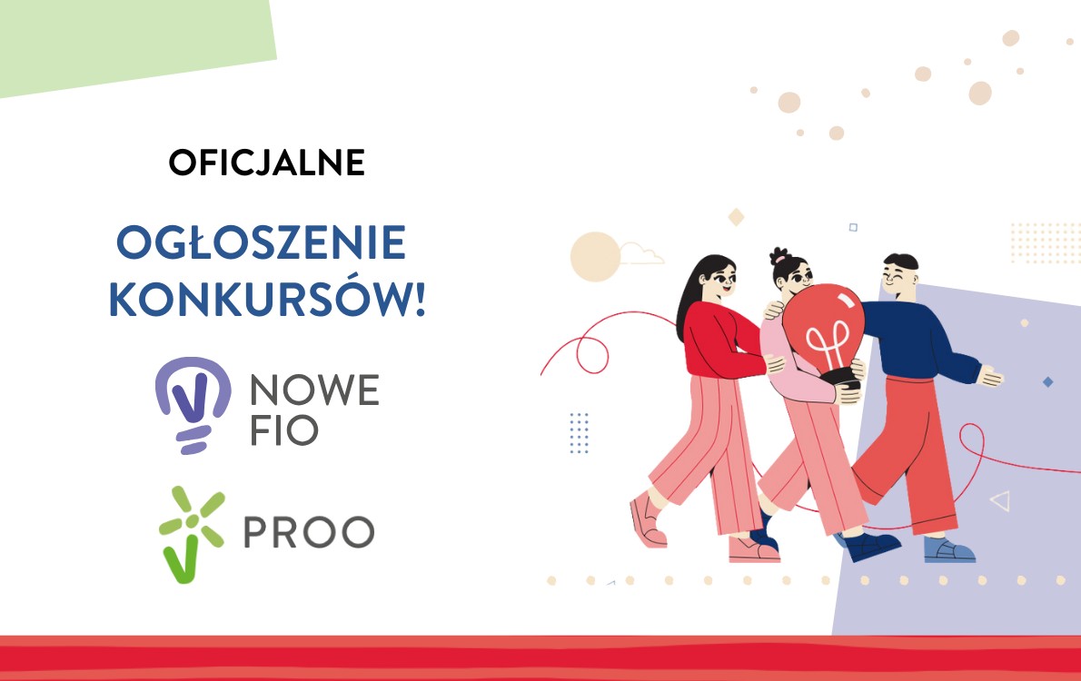 Zapraszamy organizacje pozarządowe na spotkanie informacyjne dotyczące naborów NOWEFIO i PROO
