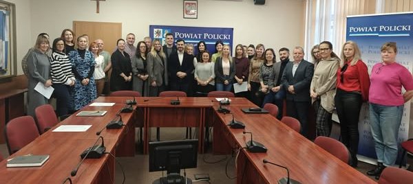 Odprawa noworoczna z kadrą kierowniczą Starostwa Powiatowego w Policach