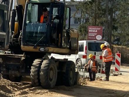 Prace podziemne na inwestycji w Ustowie