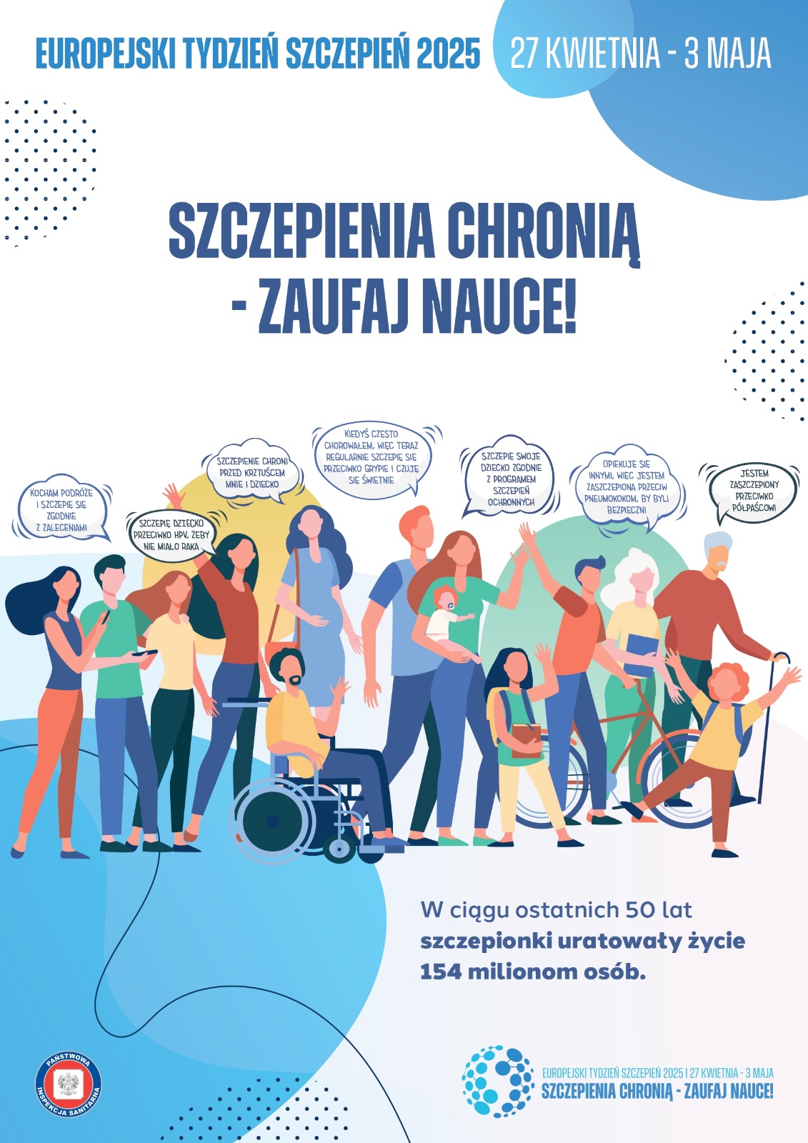 „Szczepienia chronią – zaufaj nauce!” - Europejski Tydzień Szczepień