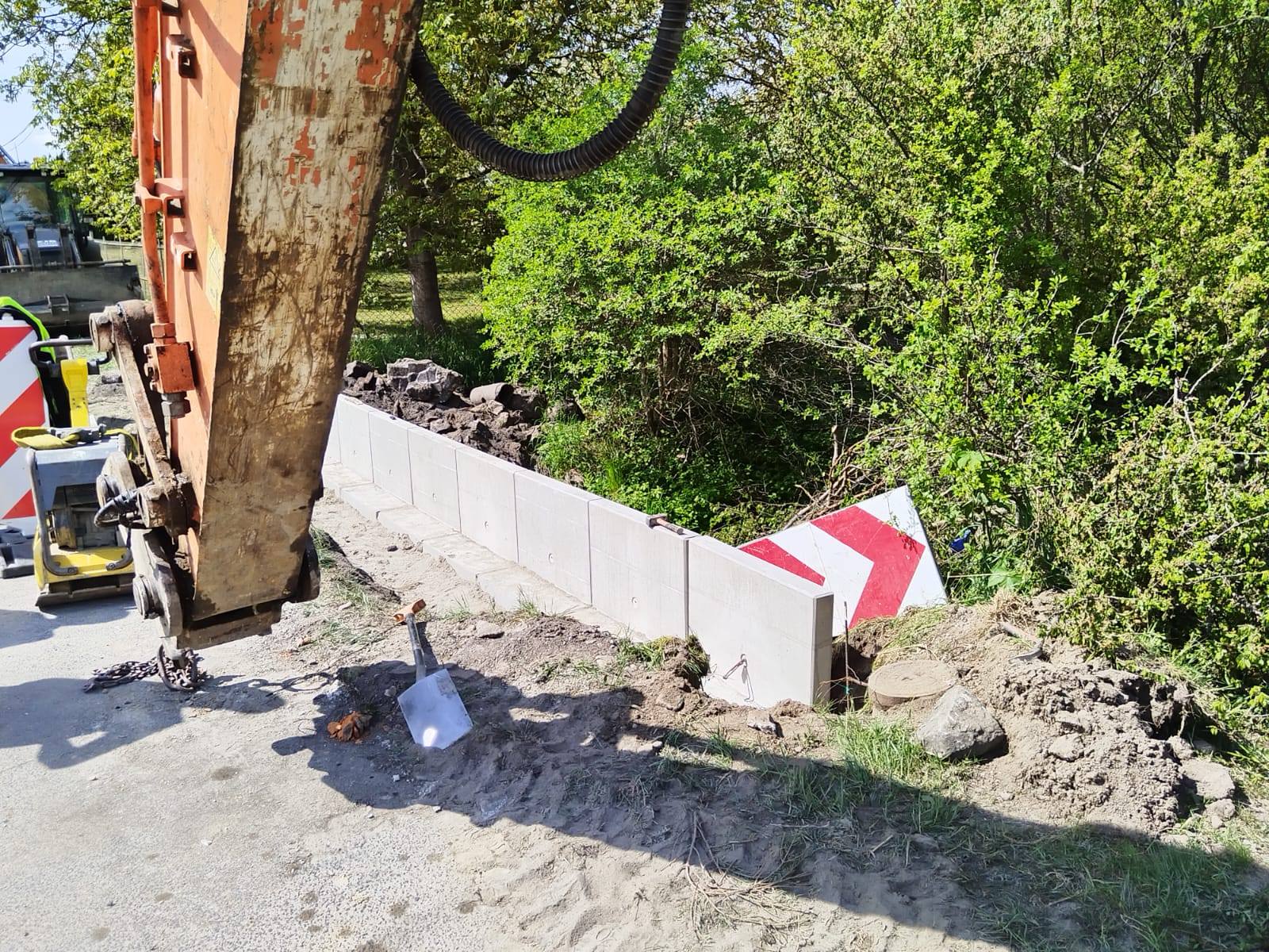 Remontujemy przepust w Warzymicach