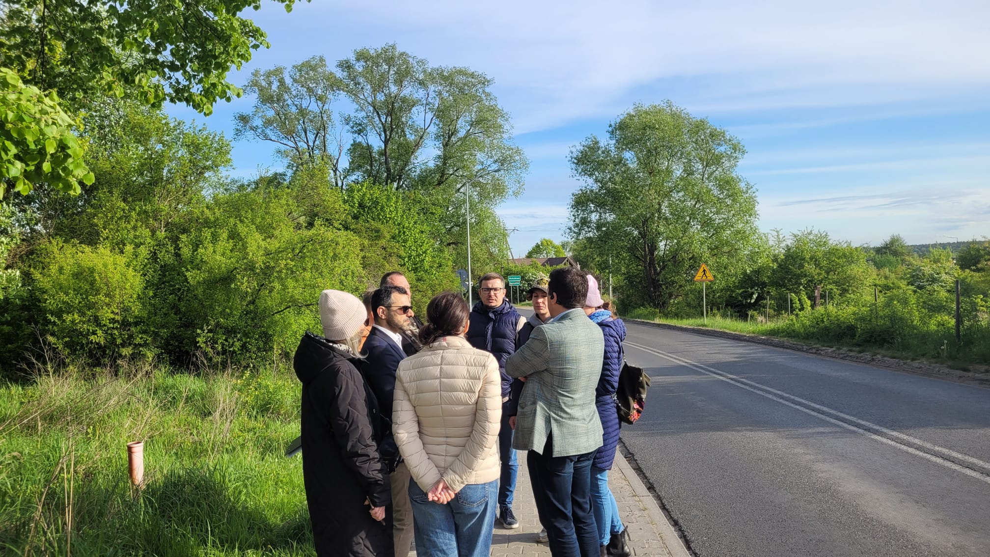 Spotkanie robocze dotyczące bezpieczeństwa ruchu pieszych na pograniczu Wołczkowa i Bezrzecza