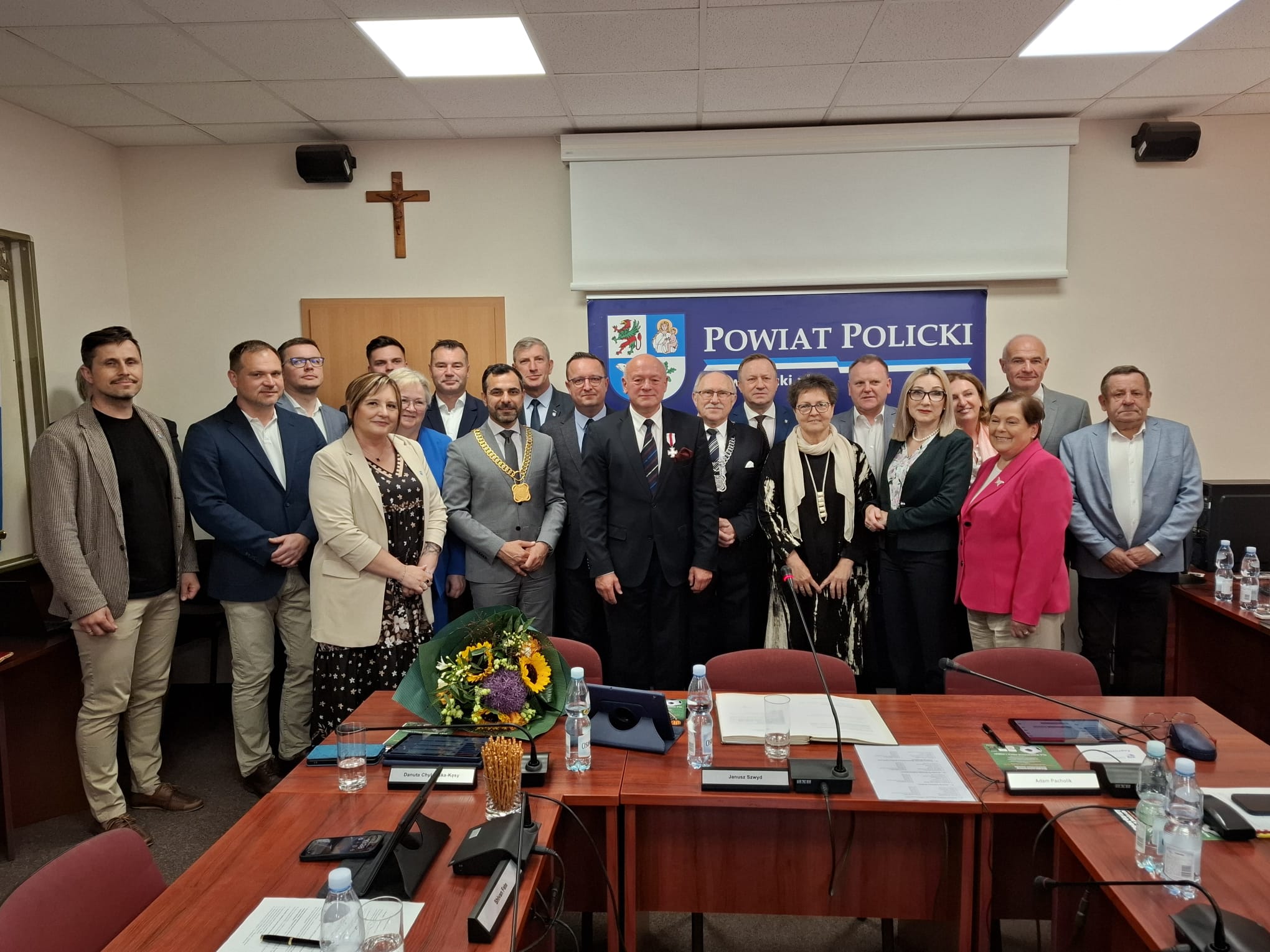 Srebrna Odznaka Honorowa Gryfa Zachodniopomorskiego dla pana Cezarego Arciszewskiego