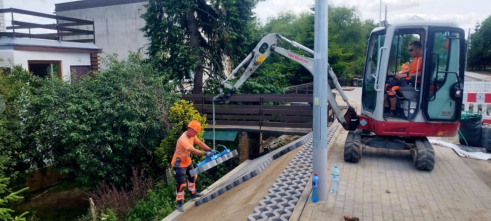 Ul. Nadbrzeżna w Policach – dodatkowe prace na rzecz trwałości inwestycji