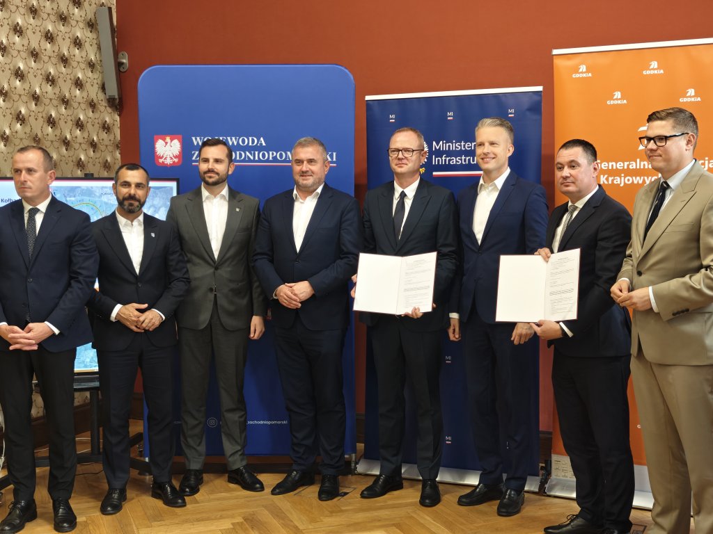 Podpisano umowę na budowę II etapu obwodnicy Przecławia i Warzymic, obwodnicy Kołbaskowa oraz odcinka granicznego A6