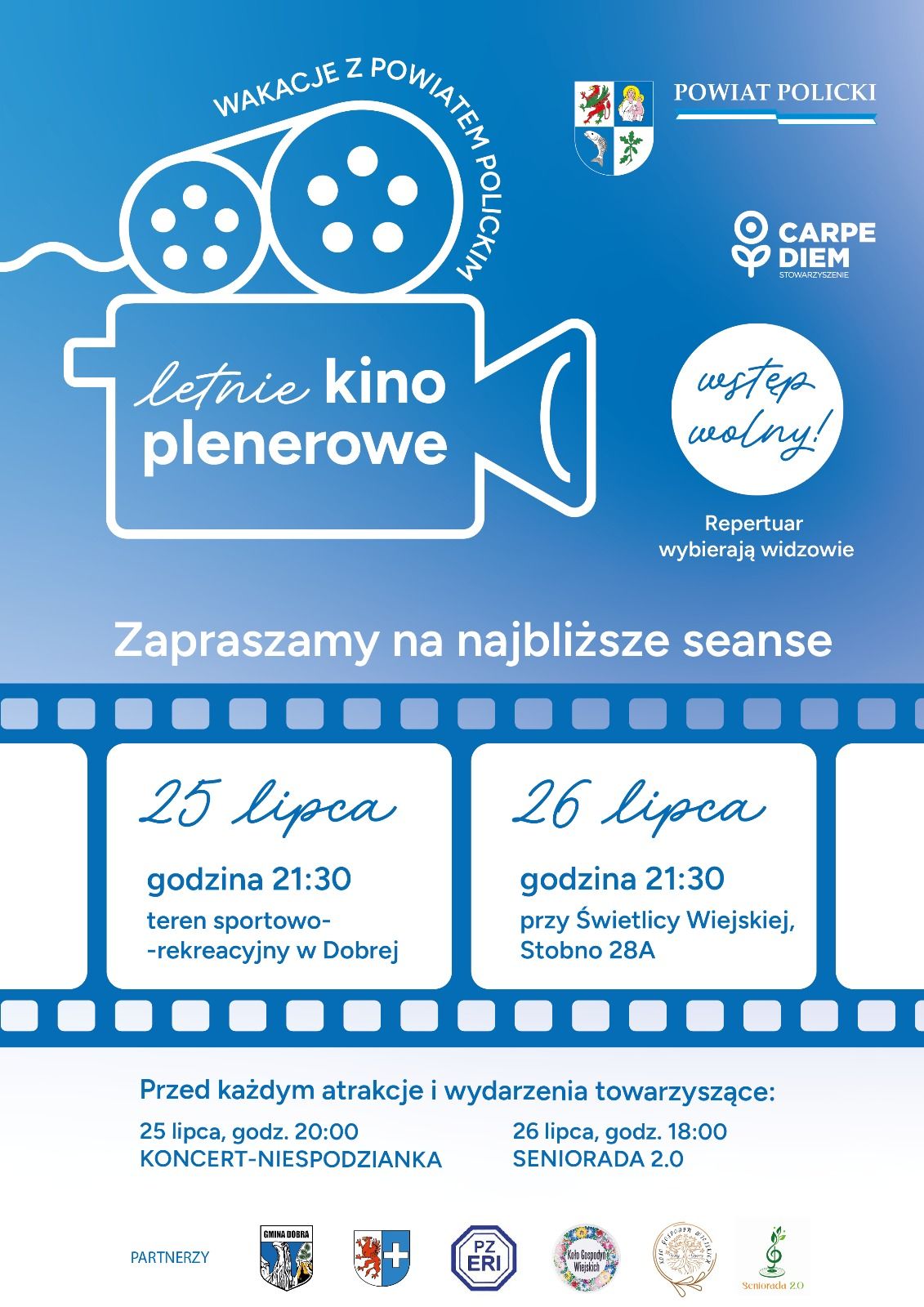 Letnie Kino Plenerowe startuje w ten weekend!