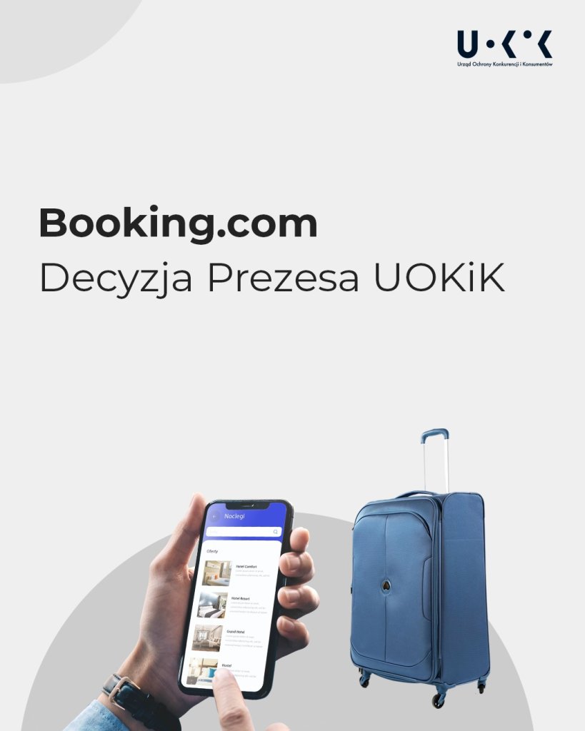Możliwe rekompensaty od Booking.com -  Powiatowy Rzecznik Konsumentów informuje