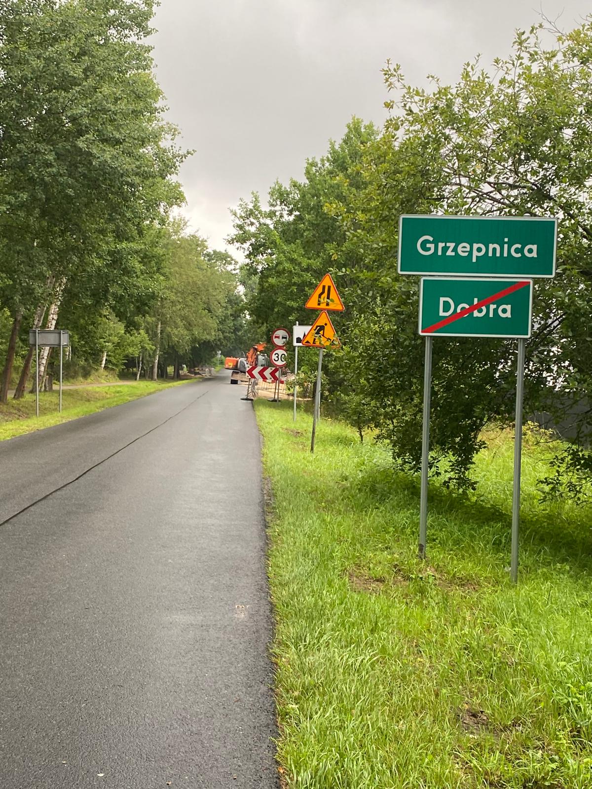 Ruszyły prace w Grzepnicy – inwestycja dla bezpieczeństwa i wygody mieszkańców