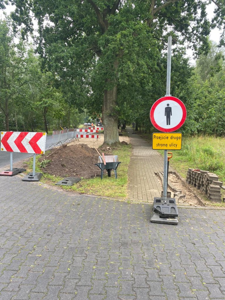 Ruszyły prace w Grzepnicy – inwestycja dla bezpieczeństwa i wygody mieszkańców