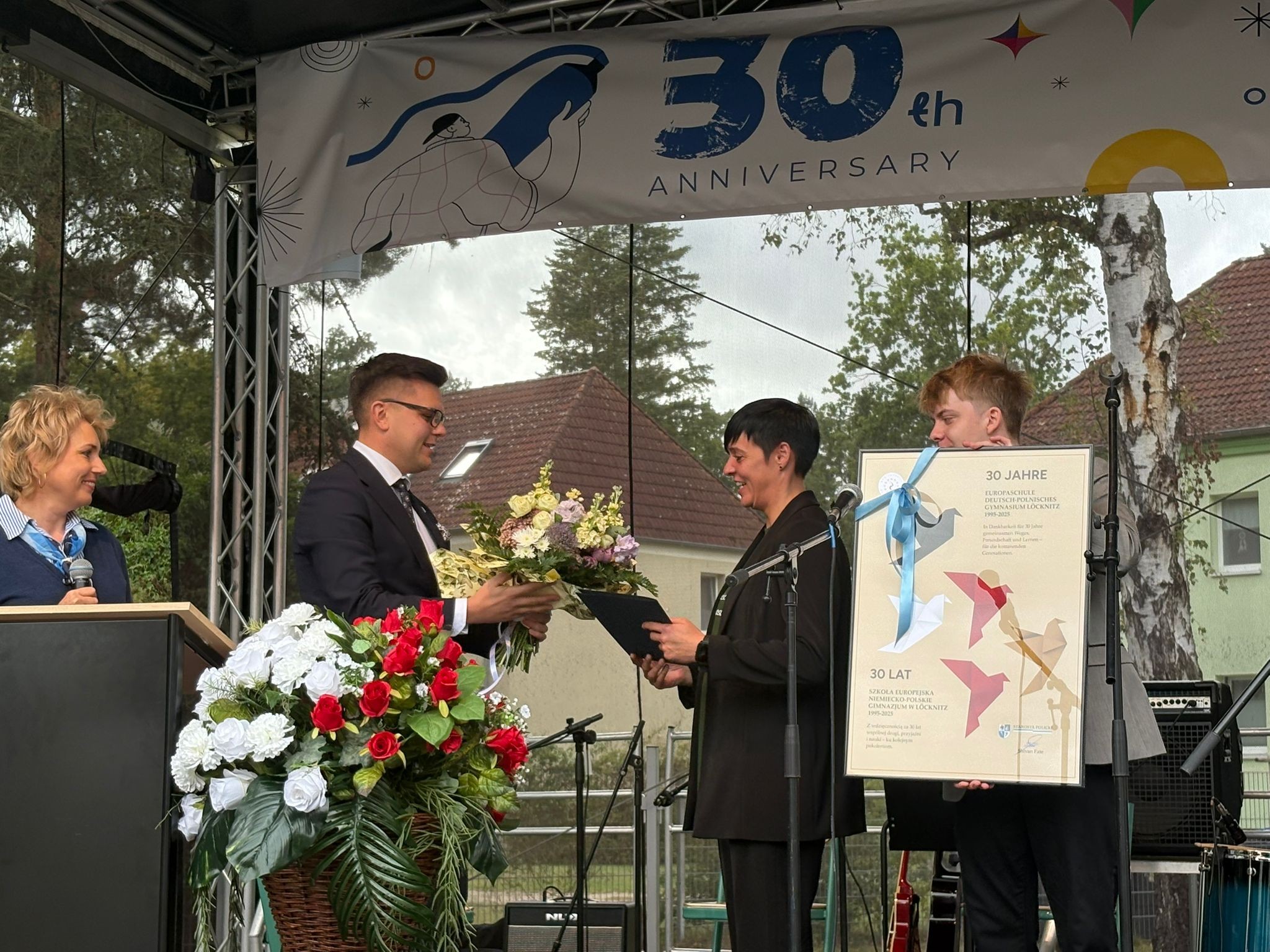 30-lecie Niemiecko-Polskiego Gimnazjum w Löcknitz